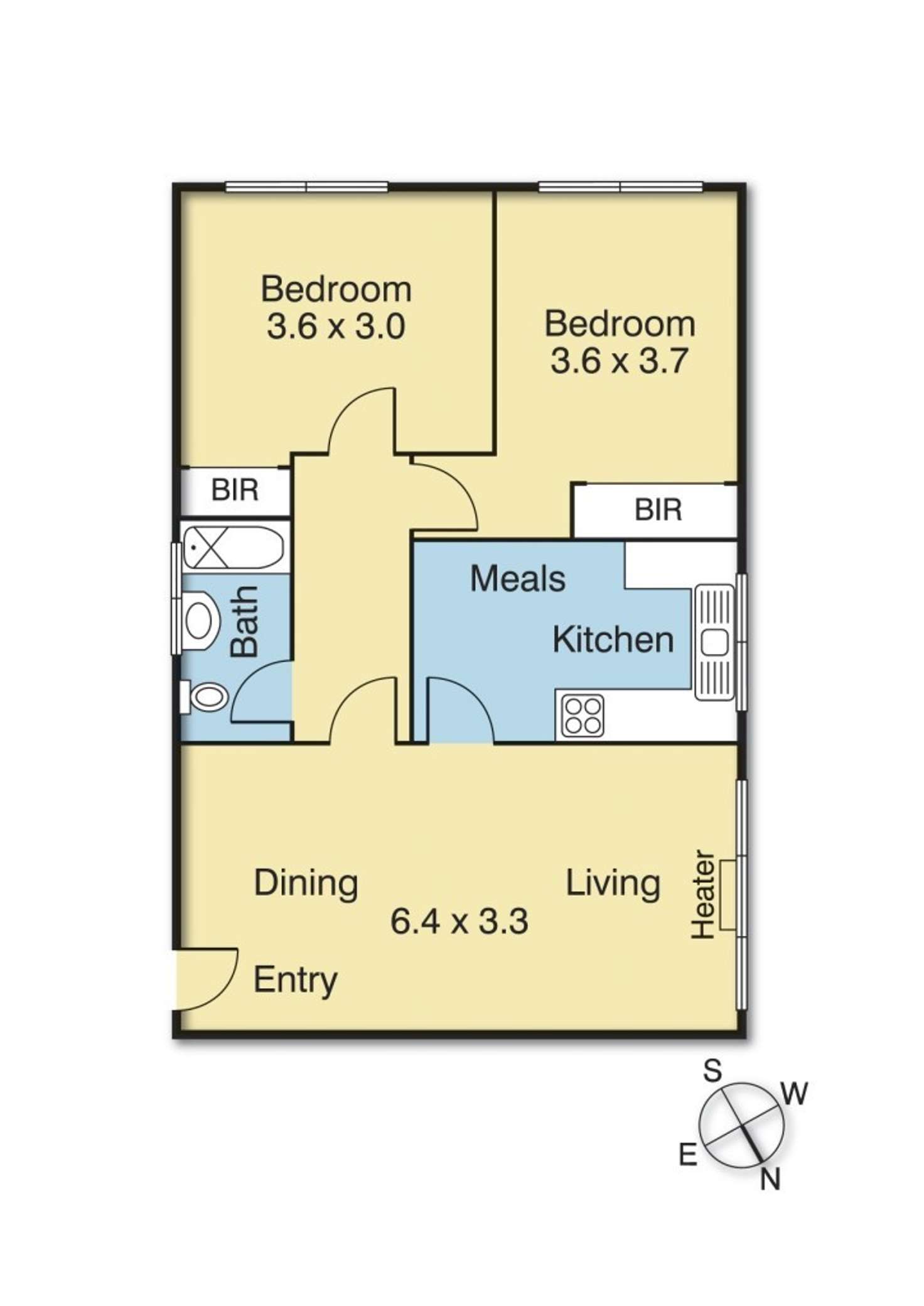 Floorplan of Homely unit listing, 1/10 James Street, Box Hill VIC 3128