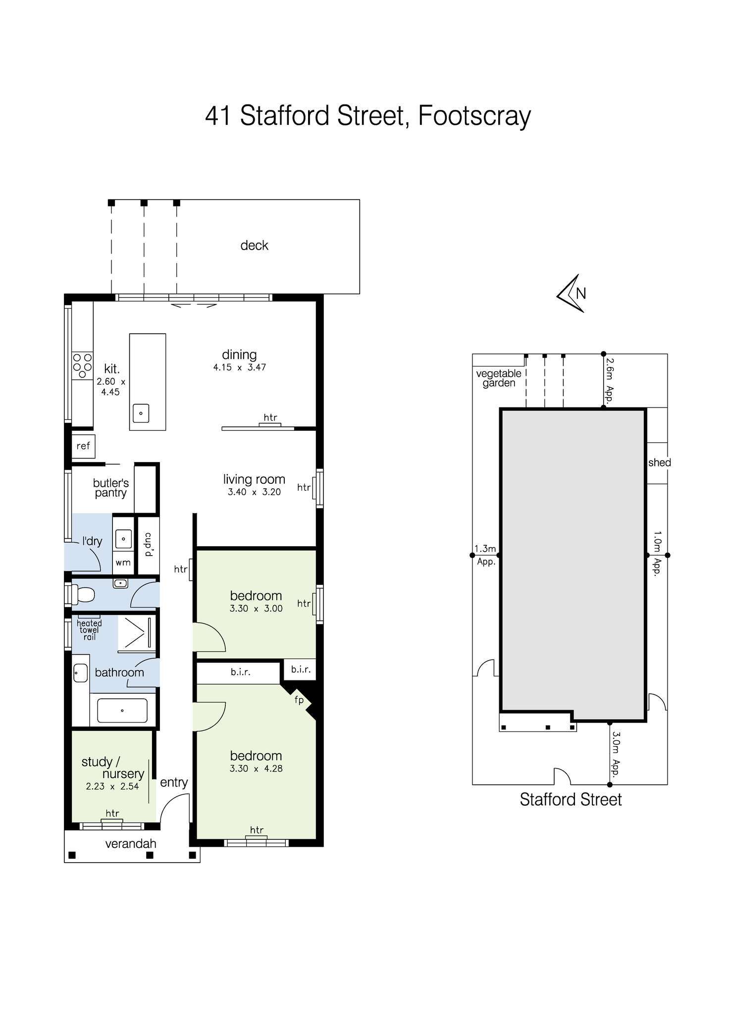 Floorplan of Homely house listing, 41 Stafford Street, Footscray VIC 3011