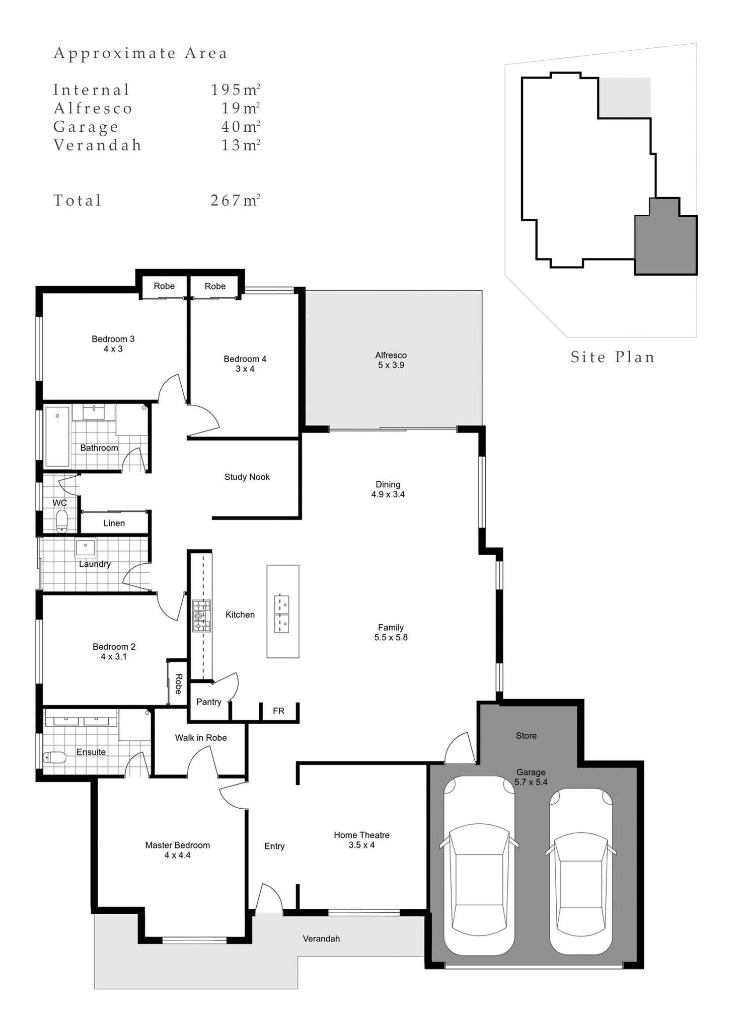 Floorplan of Homely house listing, 17 Warren Street, Beaconsfield WA 6162