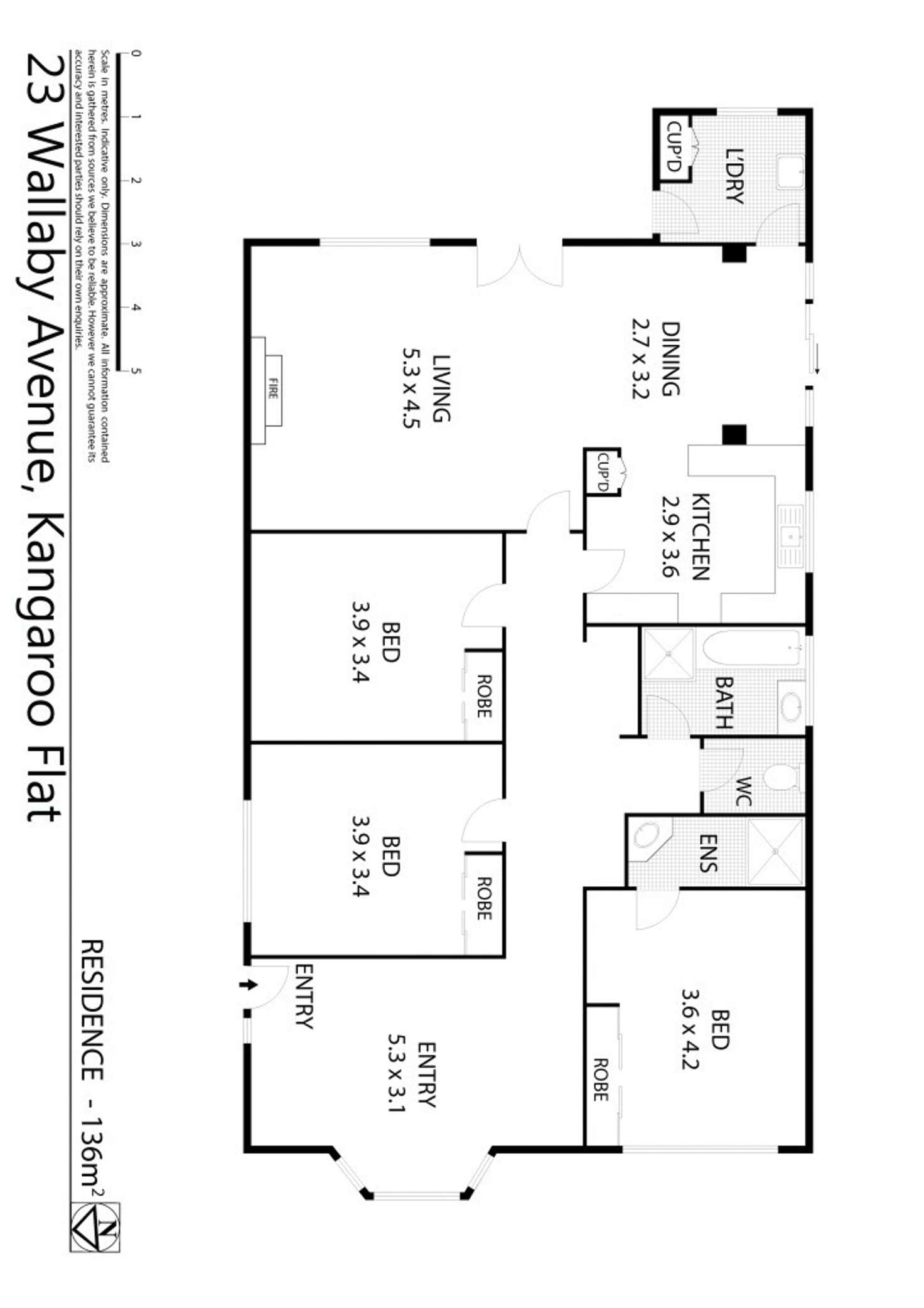 Floorplan of Homely house listing, 23 Wallaby Avenue, Kangaroo Flat VIC 3555