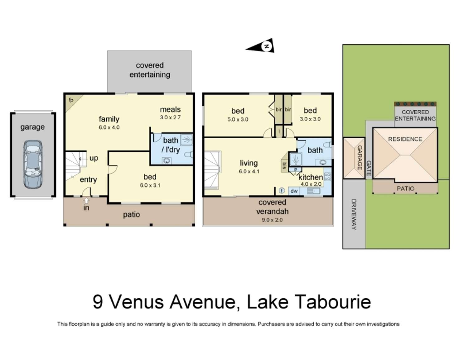 Floorplan of Homely house listing, 9 Venus Avenue, Lake Tabourie NSW 2539