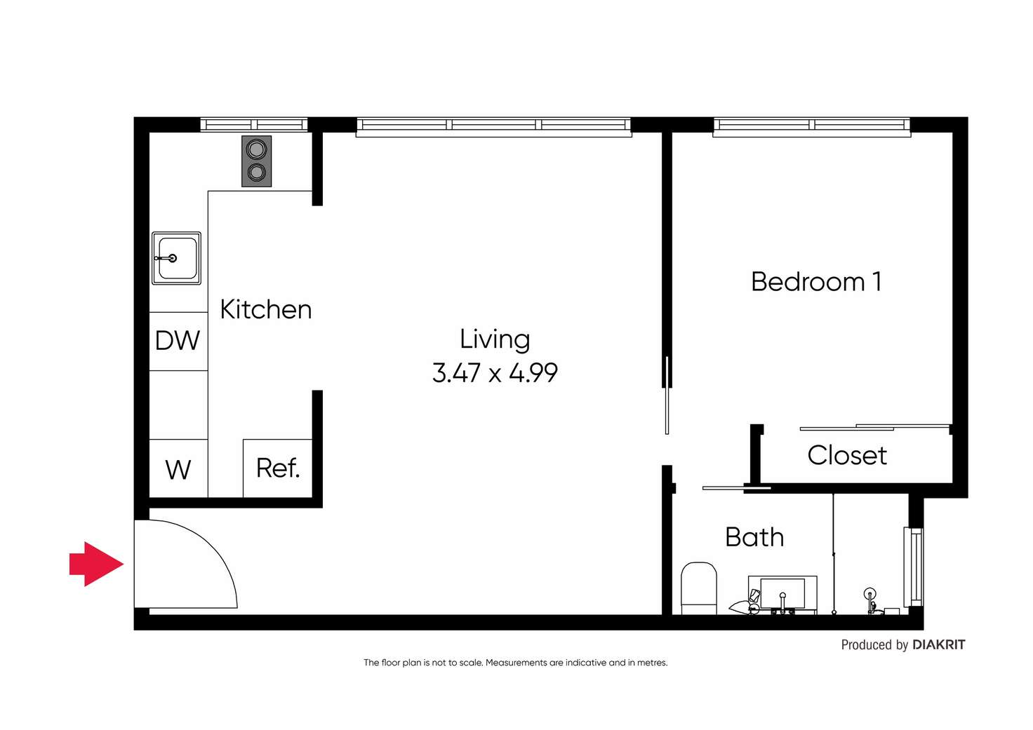 Floorplan of Homely apartment listing, 6/4 Normanby Street, Prahran VIC 3181
