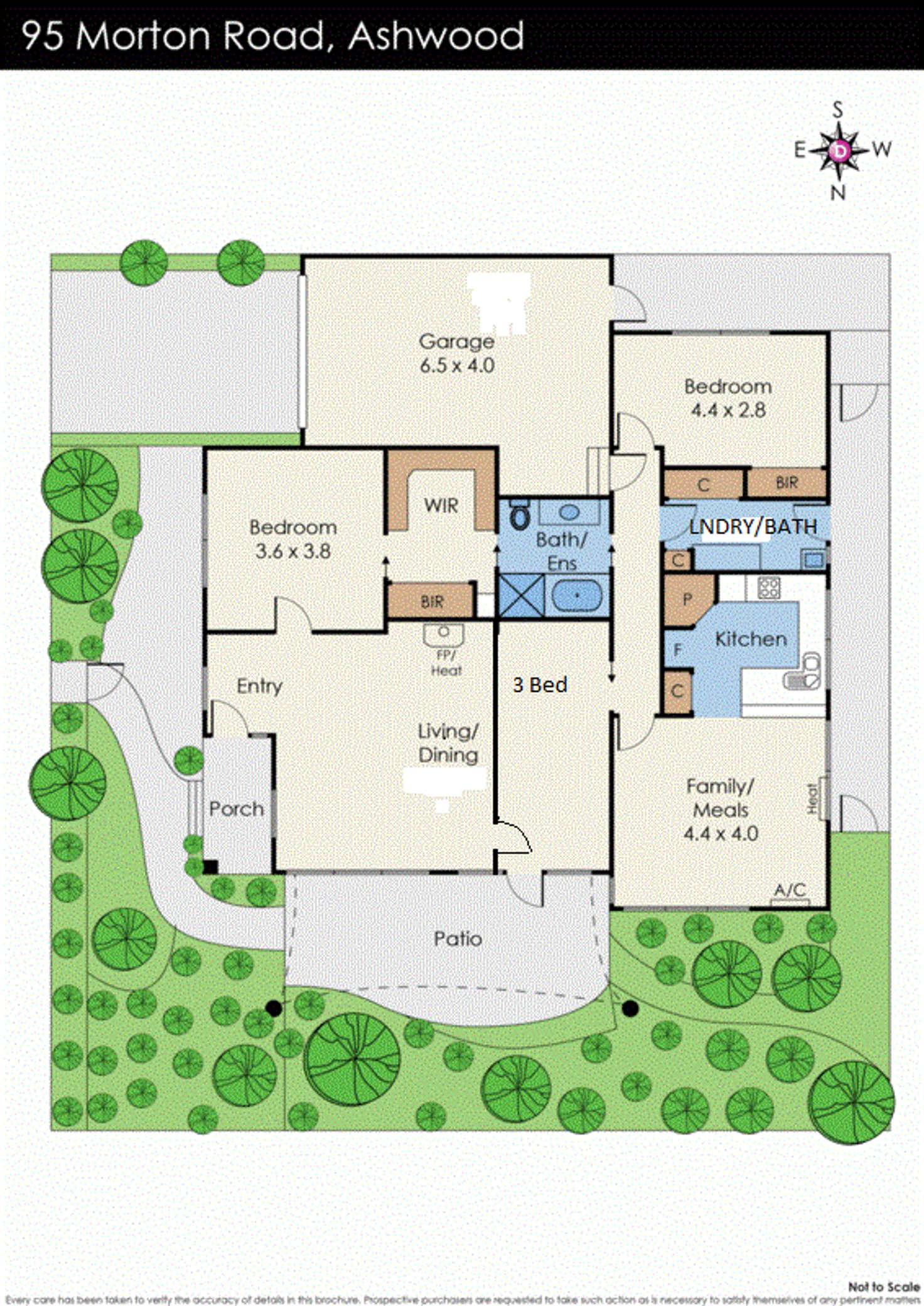 Floorplan of Homely house listing, 95 Morton Road, Ashwood VIC 3147