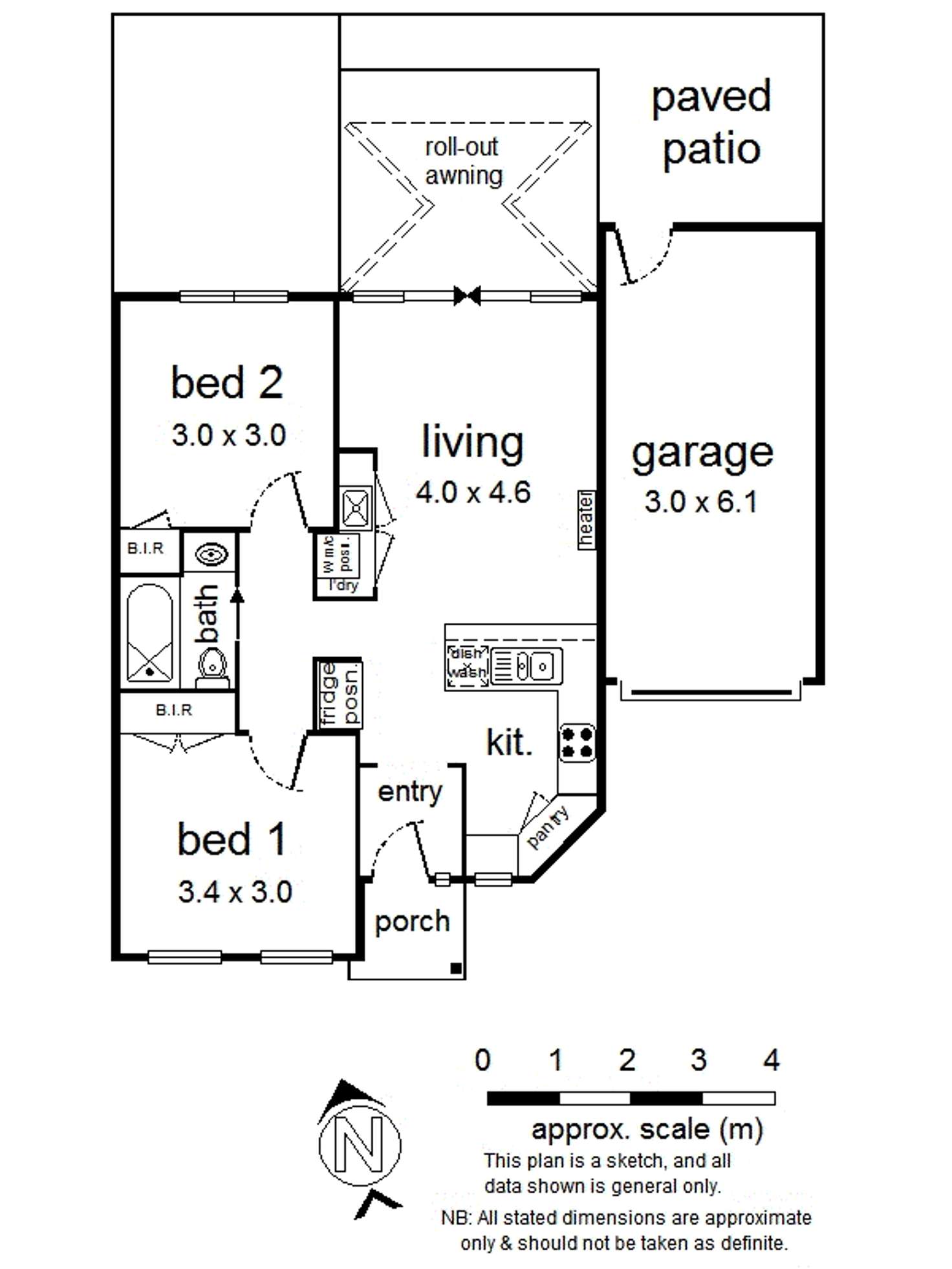 Floorplan of Homely unit listing, 3/482 Dorset Road, Boronia VIC 3155