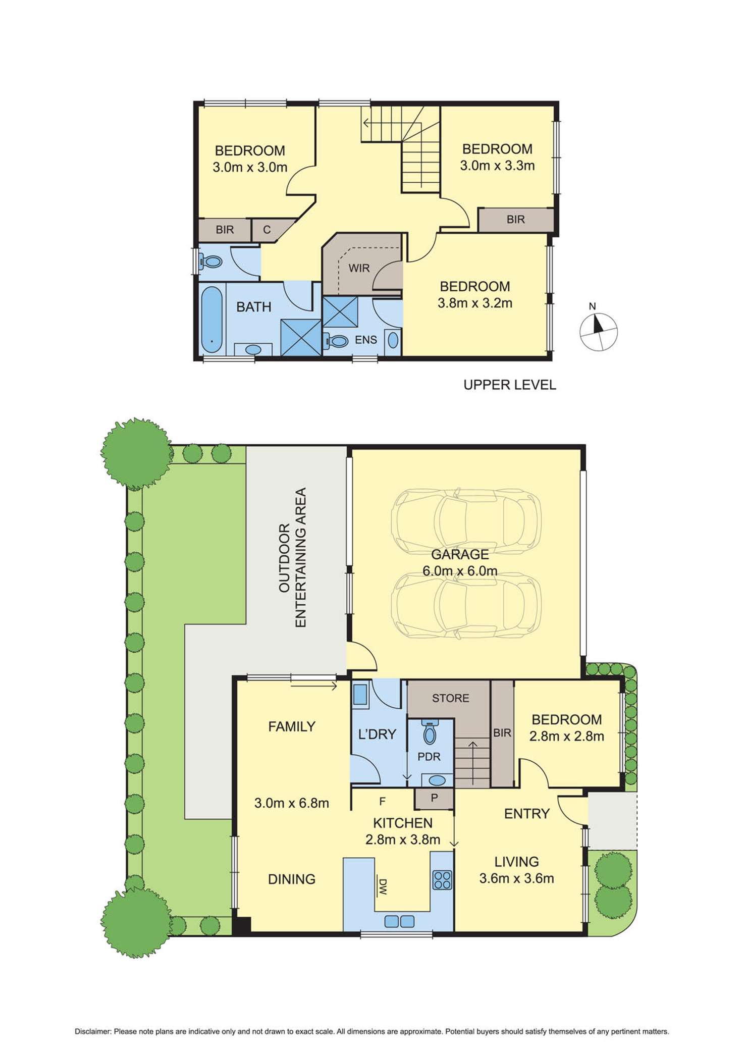 Floorplan of Homely townhouse listing, 2/15 Hope Street, Geelong West VIC 3218