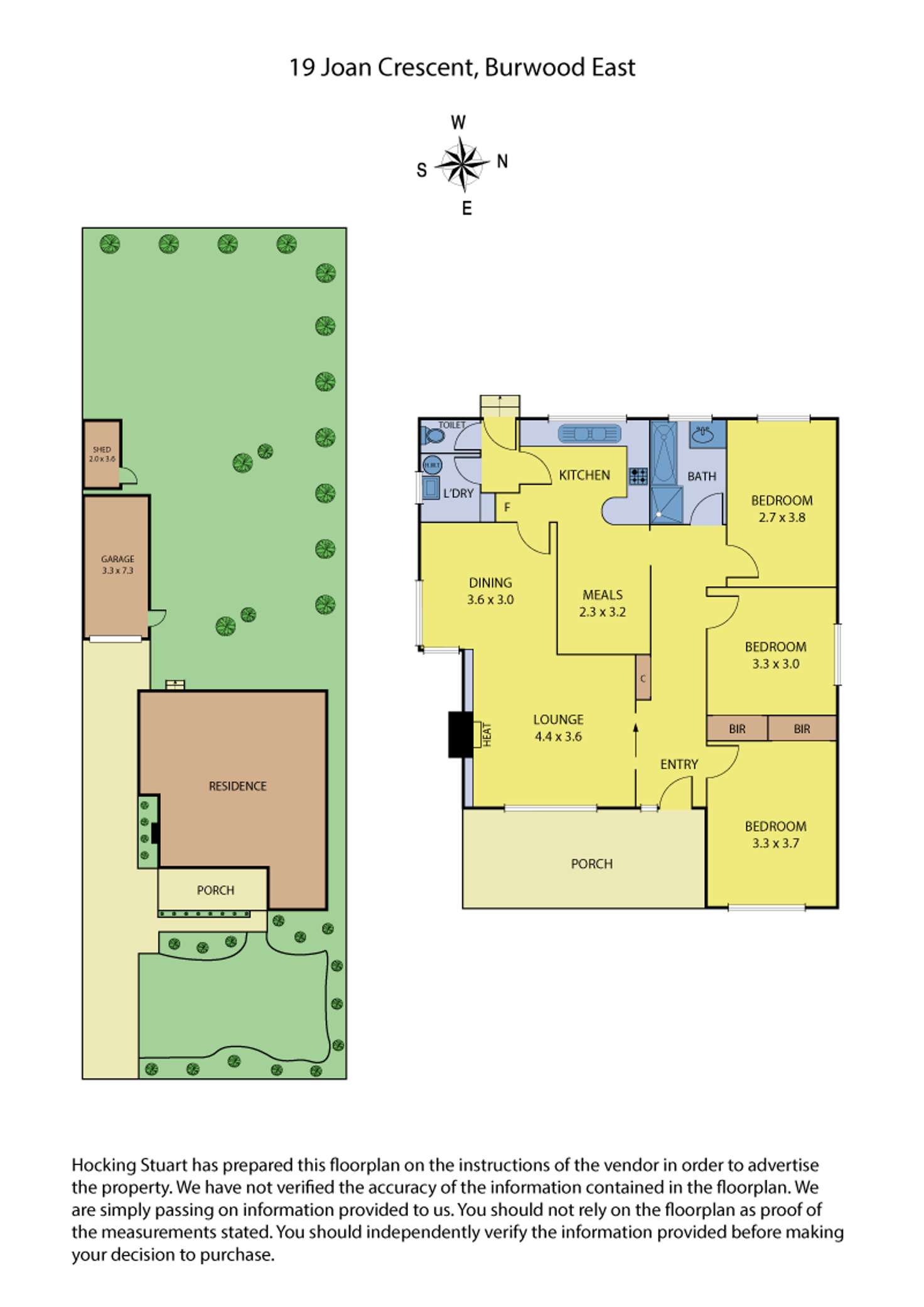 Floorplan of Homely house listing, 19 Joan Crescent, Burwood East VIC 3151