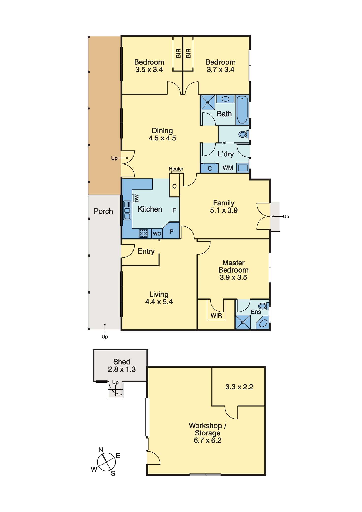 Floorplan of Homely house listing, 10 Anakie Court, Rosebud VIC 3939