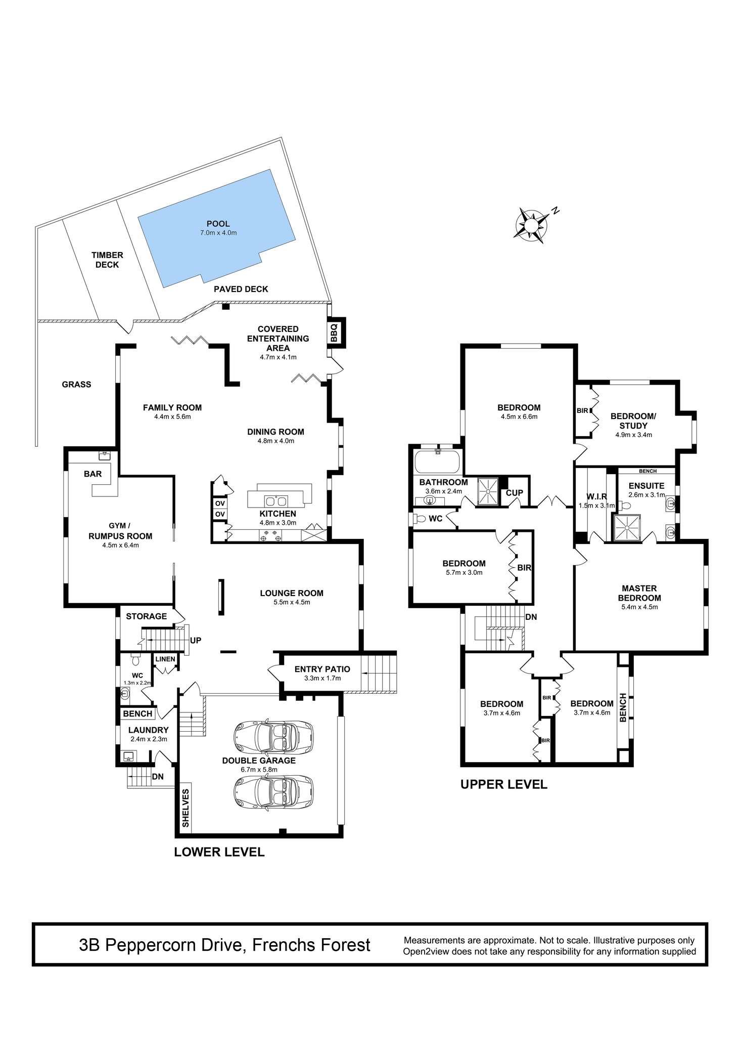 Floorplan of Homely house listing, 3b Peppercorn Drive, Frenchs Forest NSW 2086