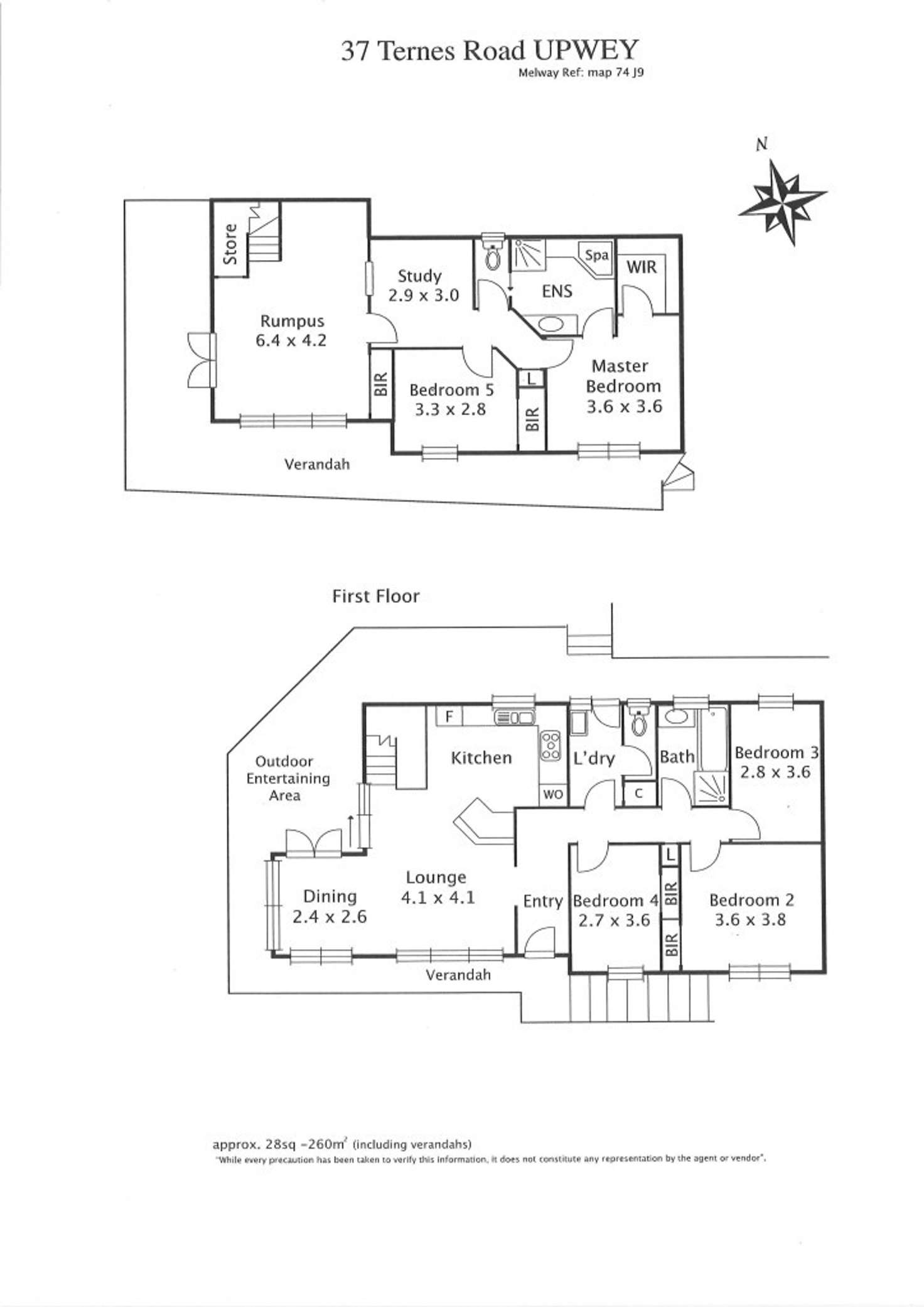 Floorplan of Homely house listing, 37 Ternes Road, Upwey VIC 3158