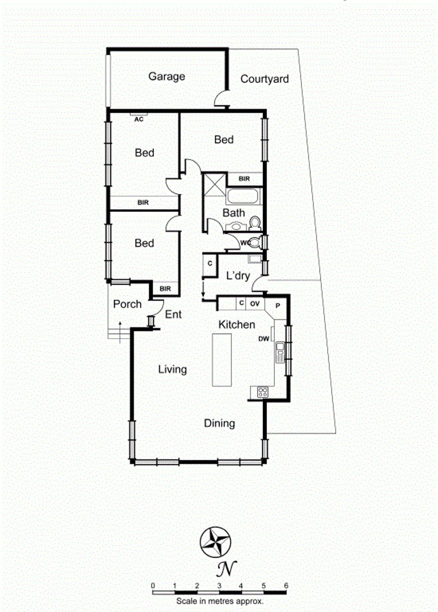 Floorplan of Homely unit listing, 4/12 Park Avenue, Glen Huntly VIC 3163