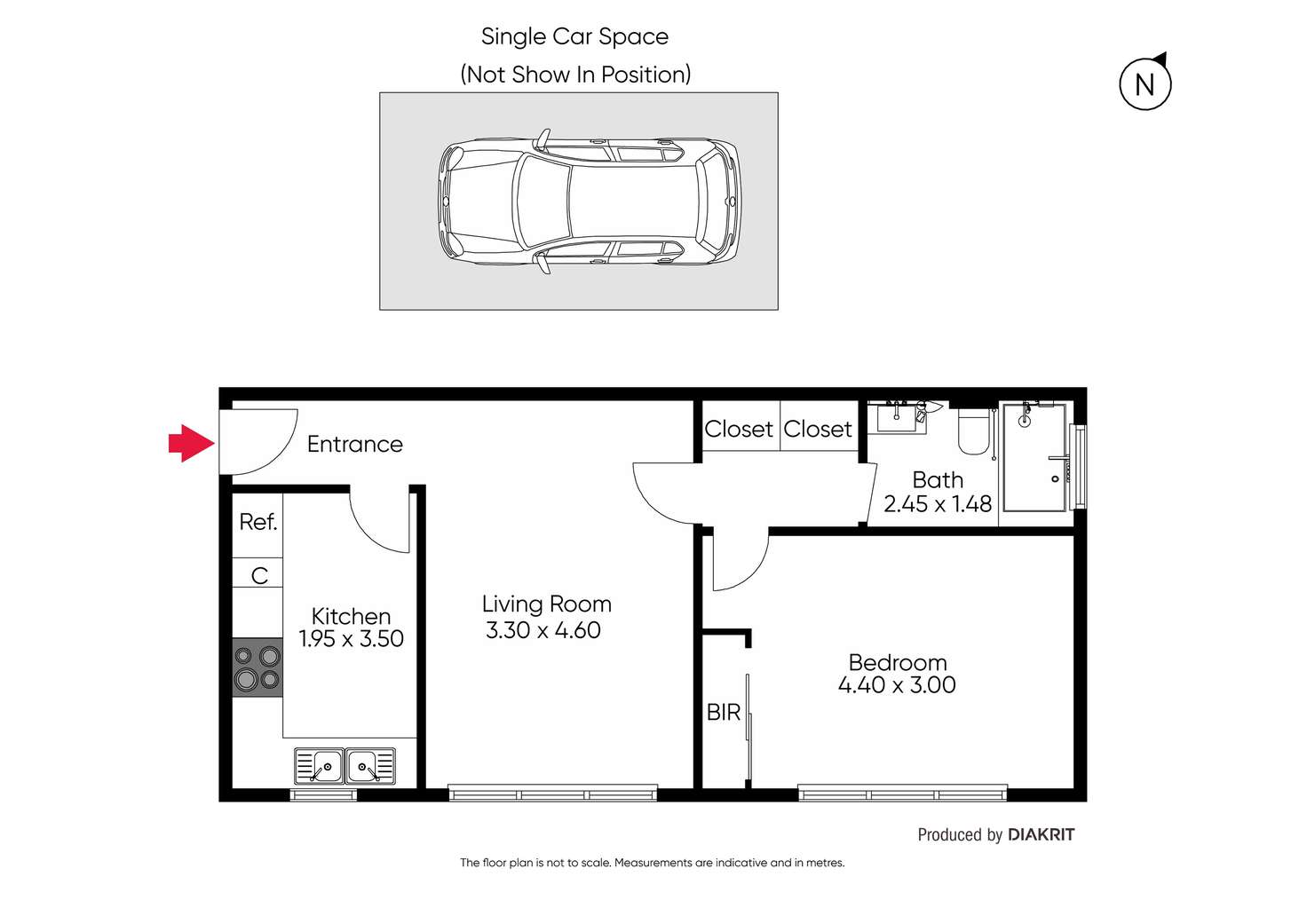 Floorplan of Homely apartment listing, 27/10 Acland Street, St Kilda VIC 3182