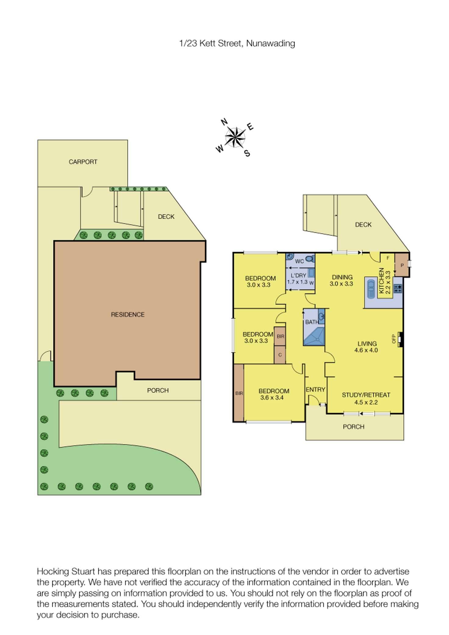 Floorplan of Homely house listing, 1/23 Kett Street, Nunawading VIC 3131