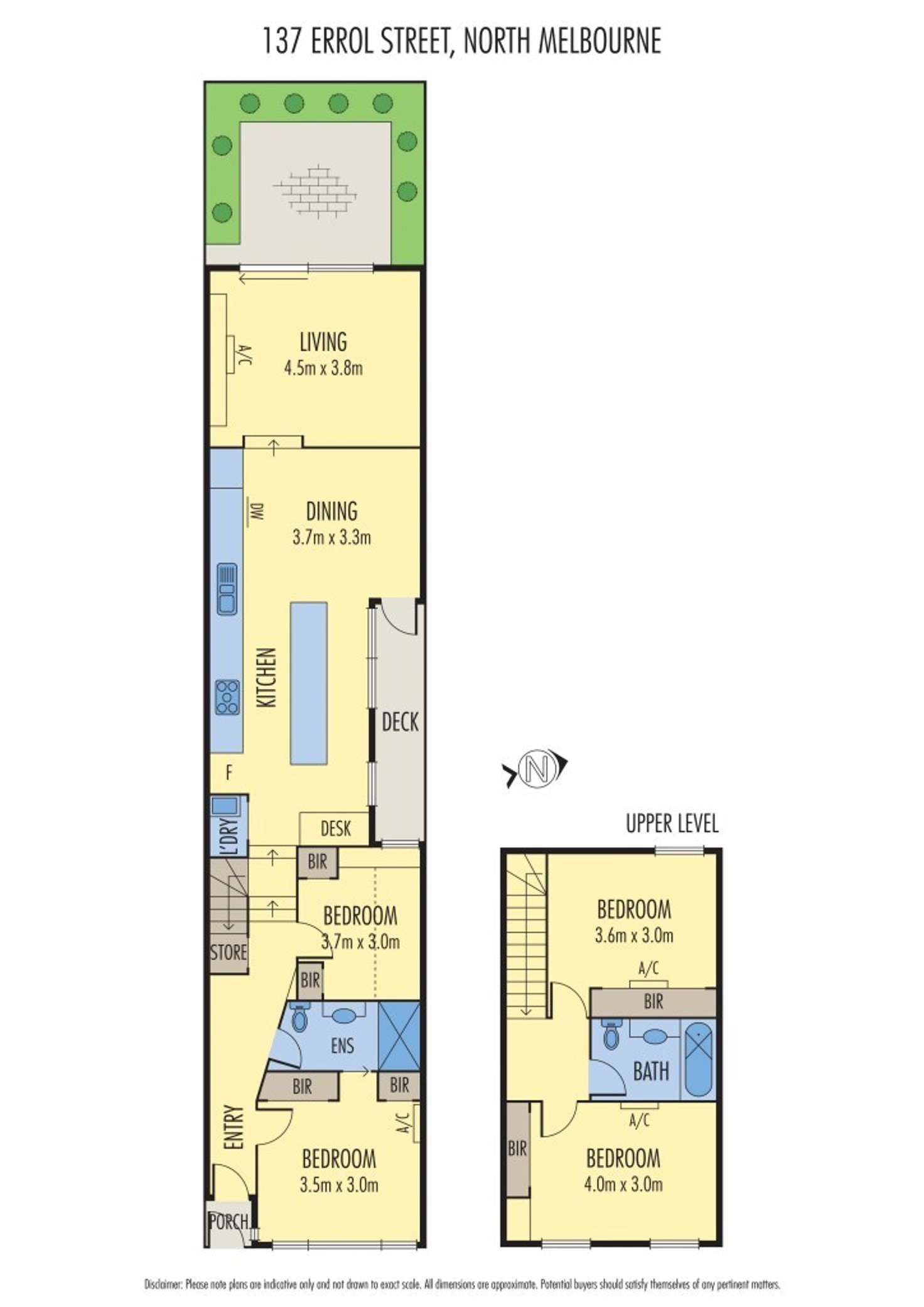 Floorplan of Homely house listing, 137 Errol Street, North Melbourne VIC 3051