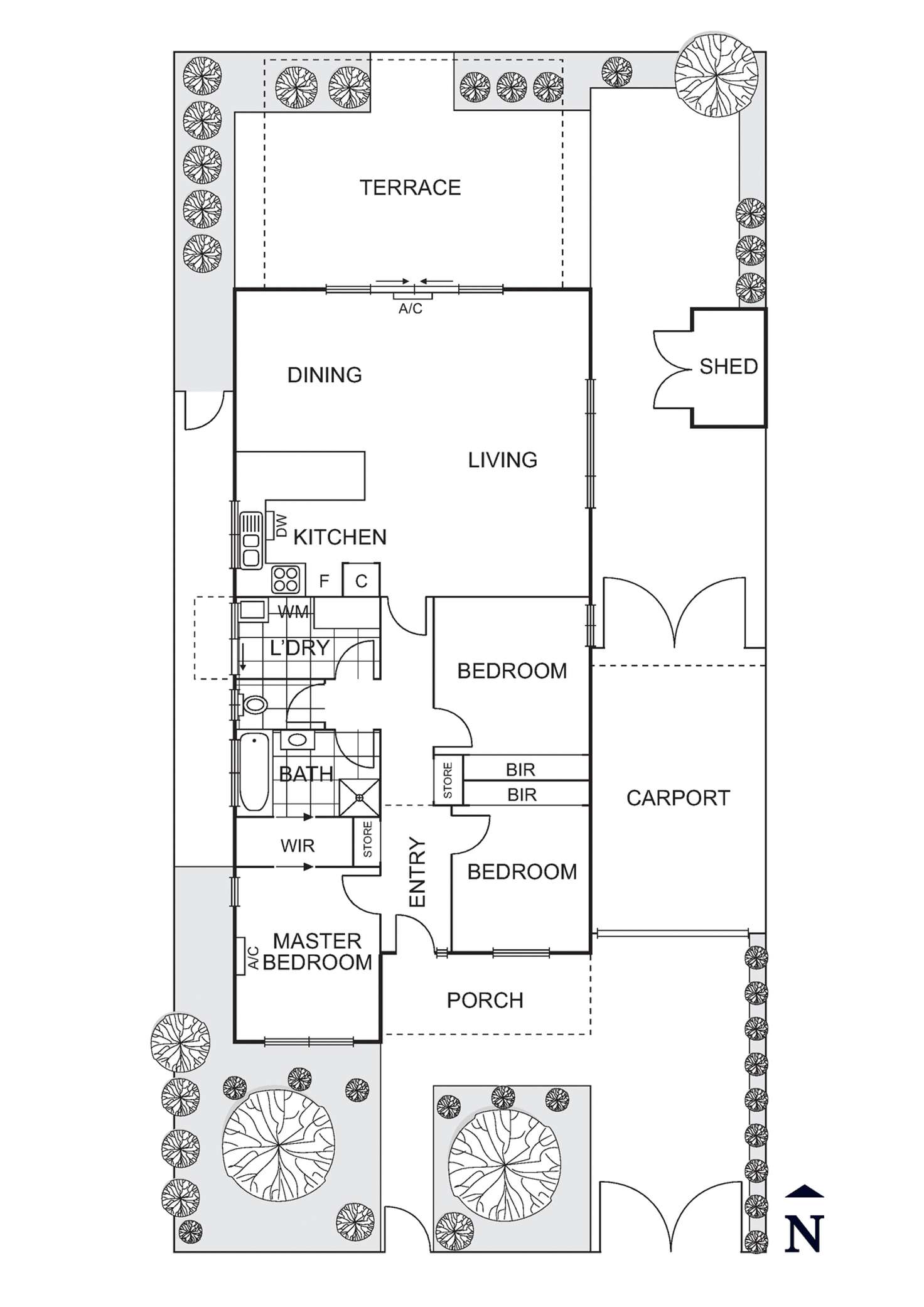 Floorplan of Homely house listing, 23 Carome Way, Doreen VIC 3754