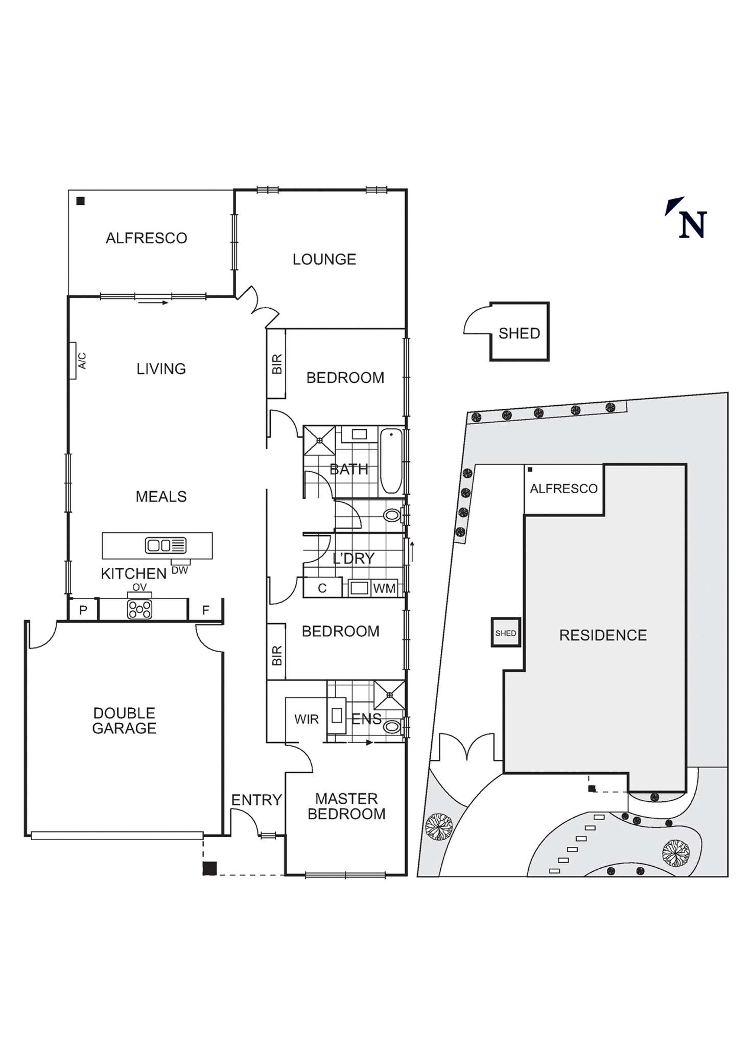 Floorplan of Homely house listing, 47 Resort Boulevard, Doreen VIC 3754