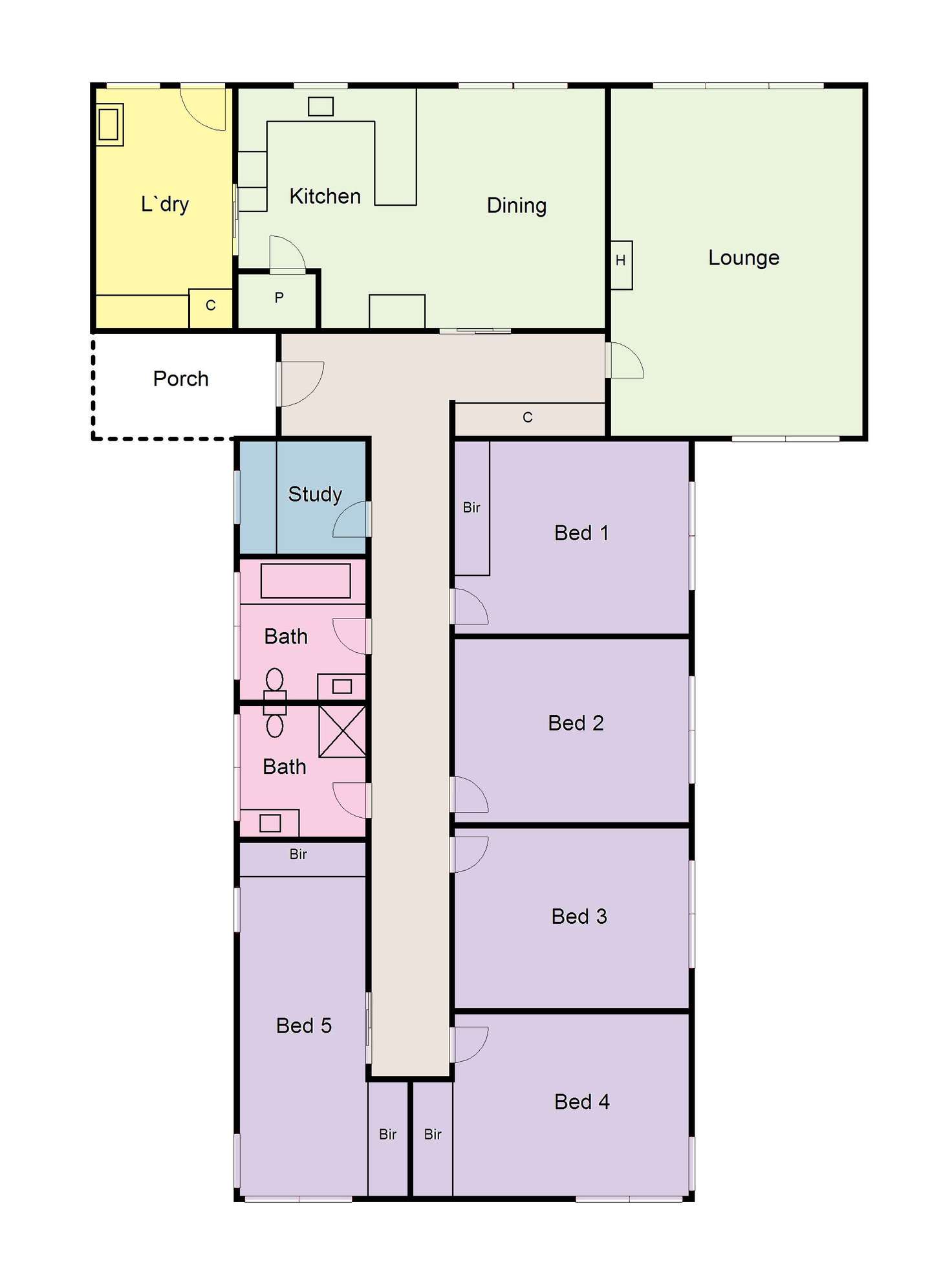 Floorplan of Homely house listing, 1105 Lydiard Street North, Ballarat North VIC 3350