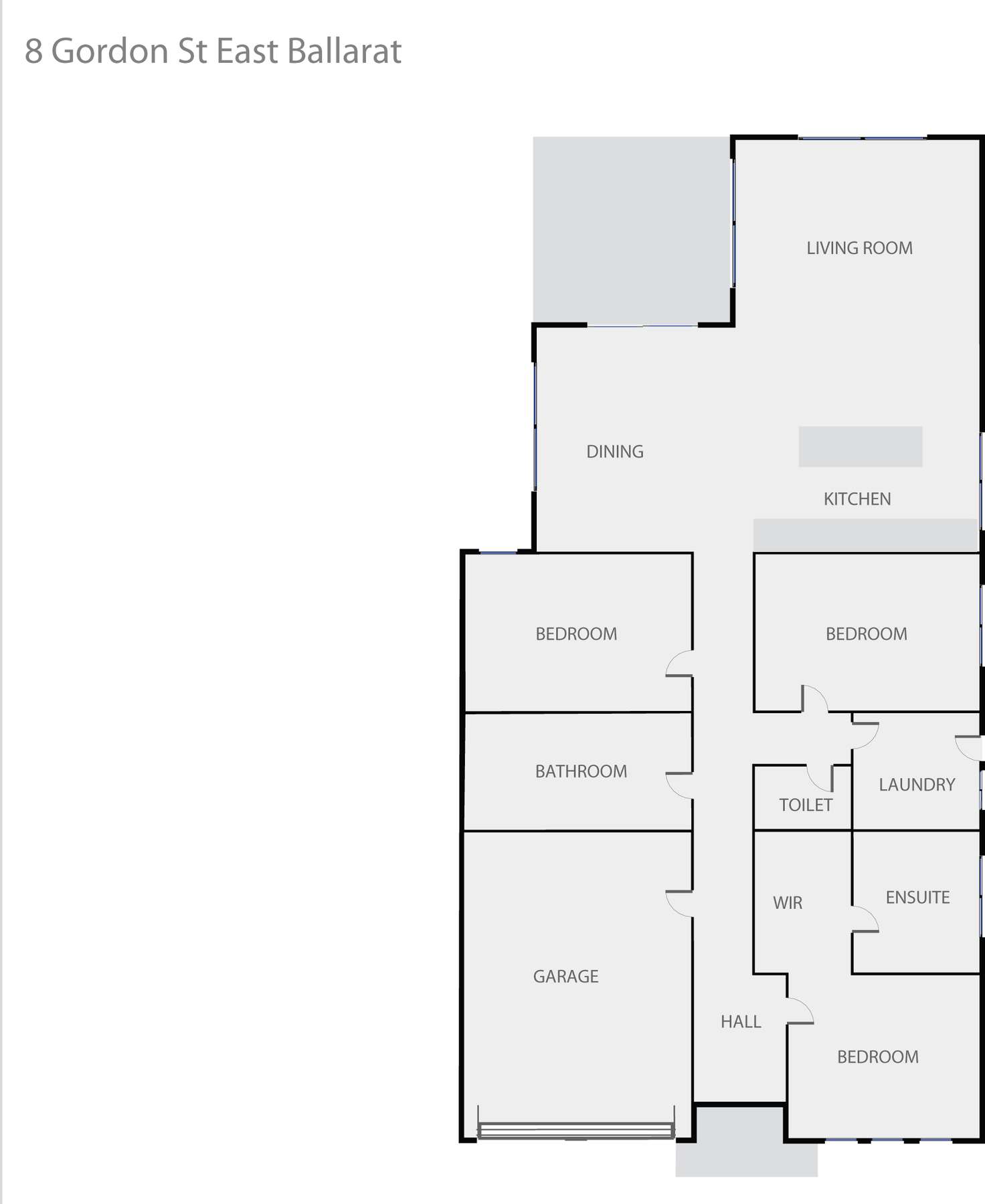 Floorplan of Homely house listing, 8 Gordon Street, Ballarat East VIC 3350
