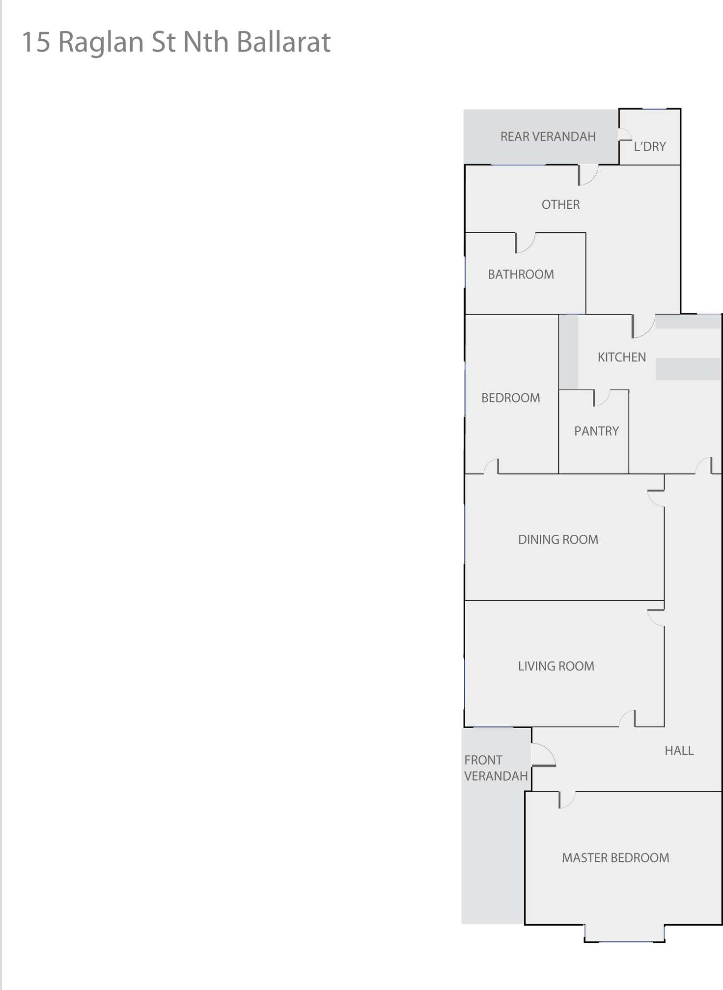 Floorplan of Homely house listing, 15 Raglan Street North, Ballarat Central VIC 3350