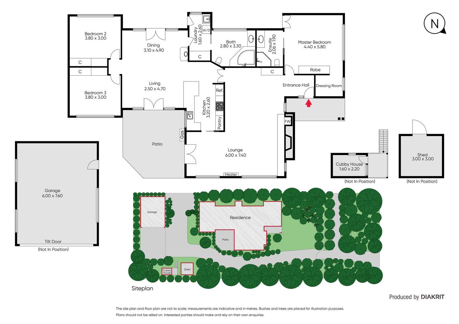 Floorplan of Homely house listing, 15 Ti-Tree Avenue, Blairgowrie VIC 3942