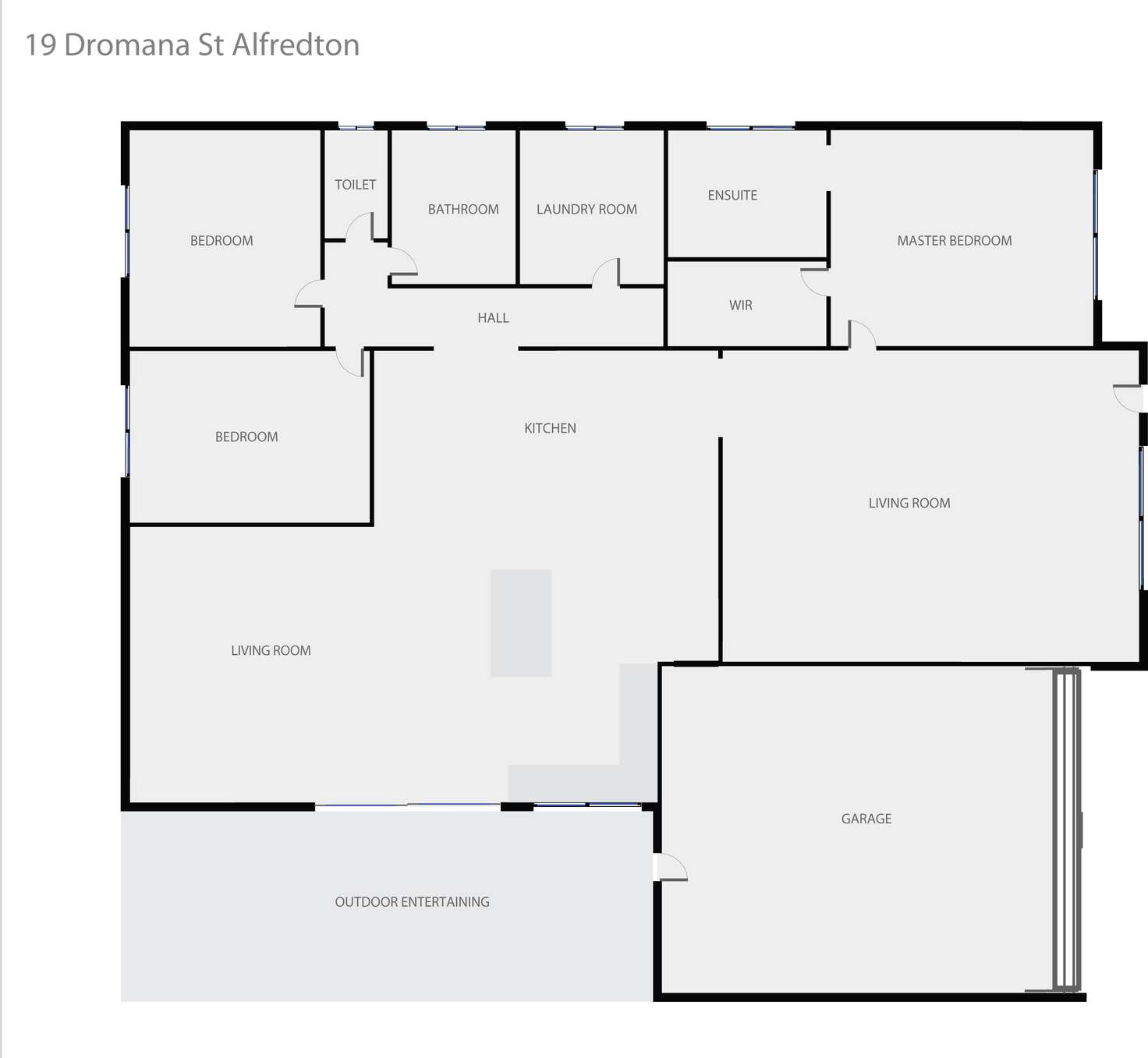 Floorplan of Homely house listing, 19 Dromana Street, Alfredton VIC 3350