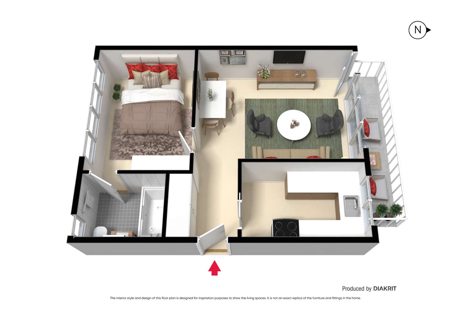 Floorplan of Homely apartment listing, 7/20 Bailey Avenue, Armadale VIC 3143
