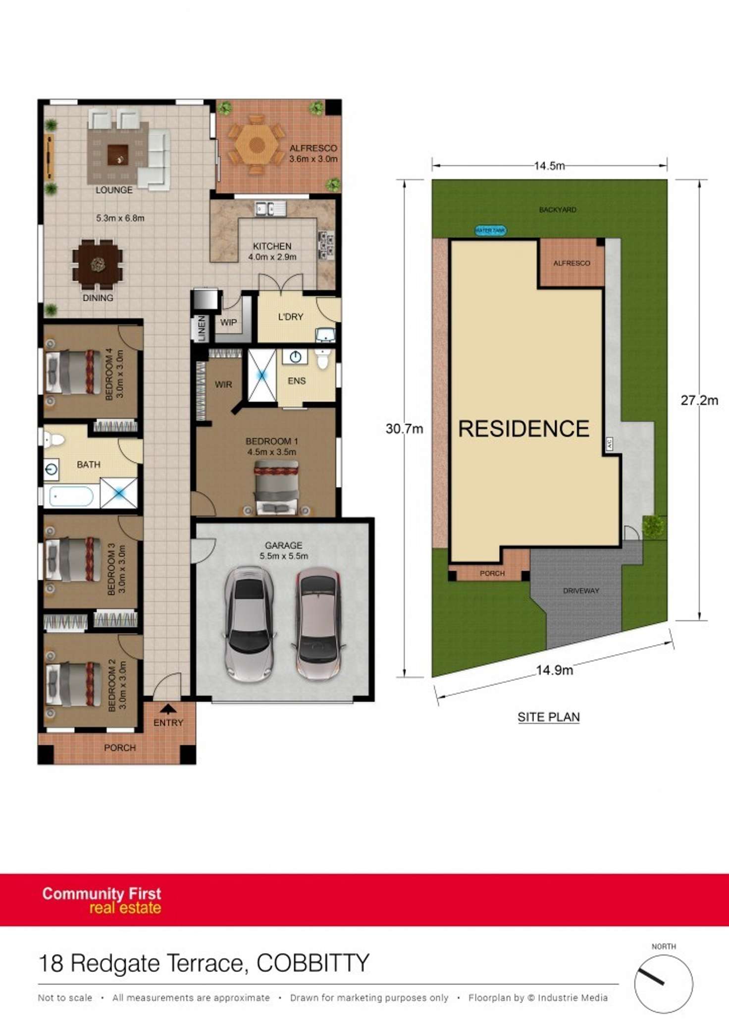 Floorplan of Homely house listing, 18 Redgate Terrace, Cobbitty NSW 2570