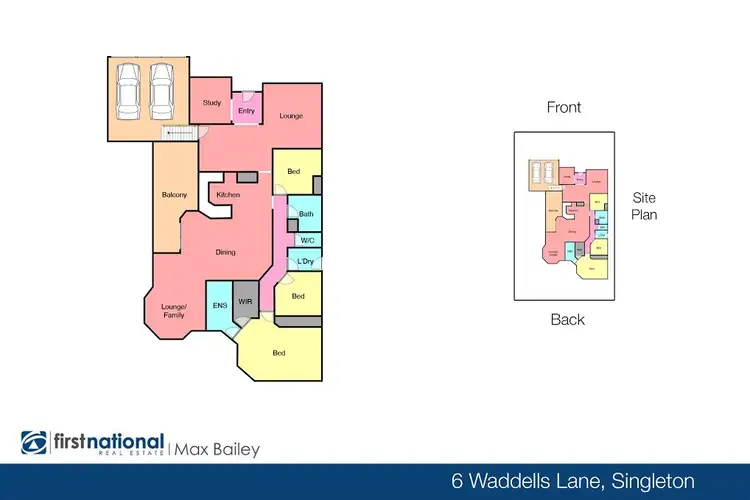 Floorplan of Homely house listing, 6 Waddells Lane, Singleton NSW 2330