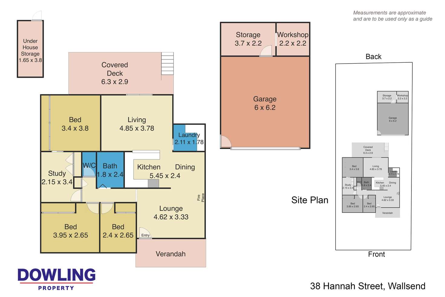 Floorplan of Homely house listing, 38 Hannah Street, Wallsend NSW 2287