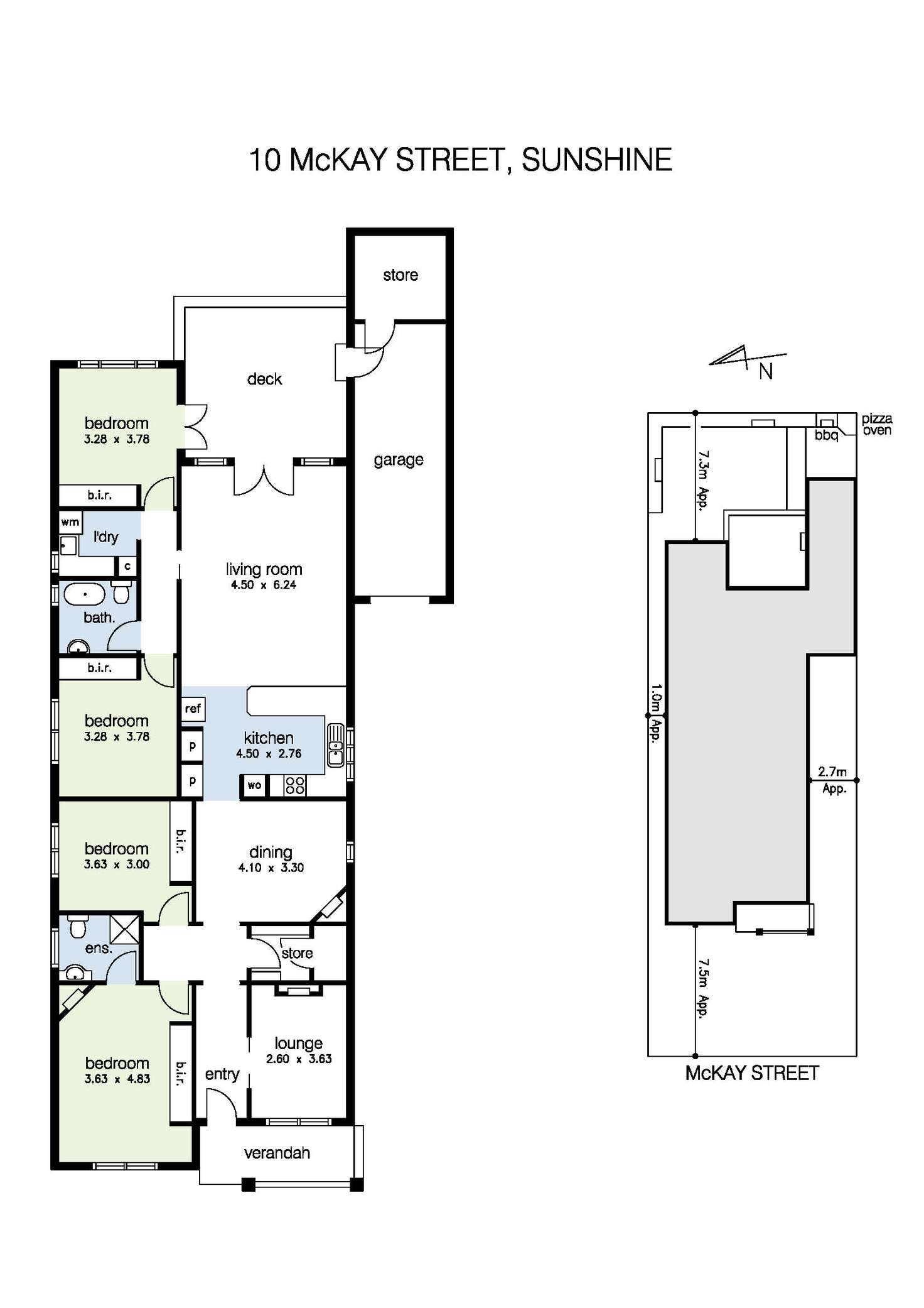 Floorplan of Homely house listing, 10 McKay Street, Sunshine VIC 3020