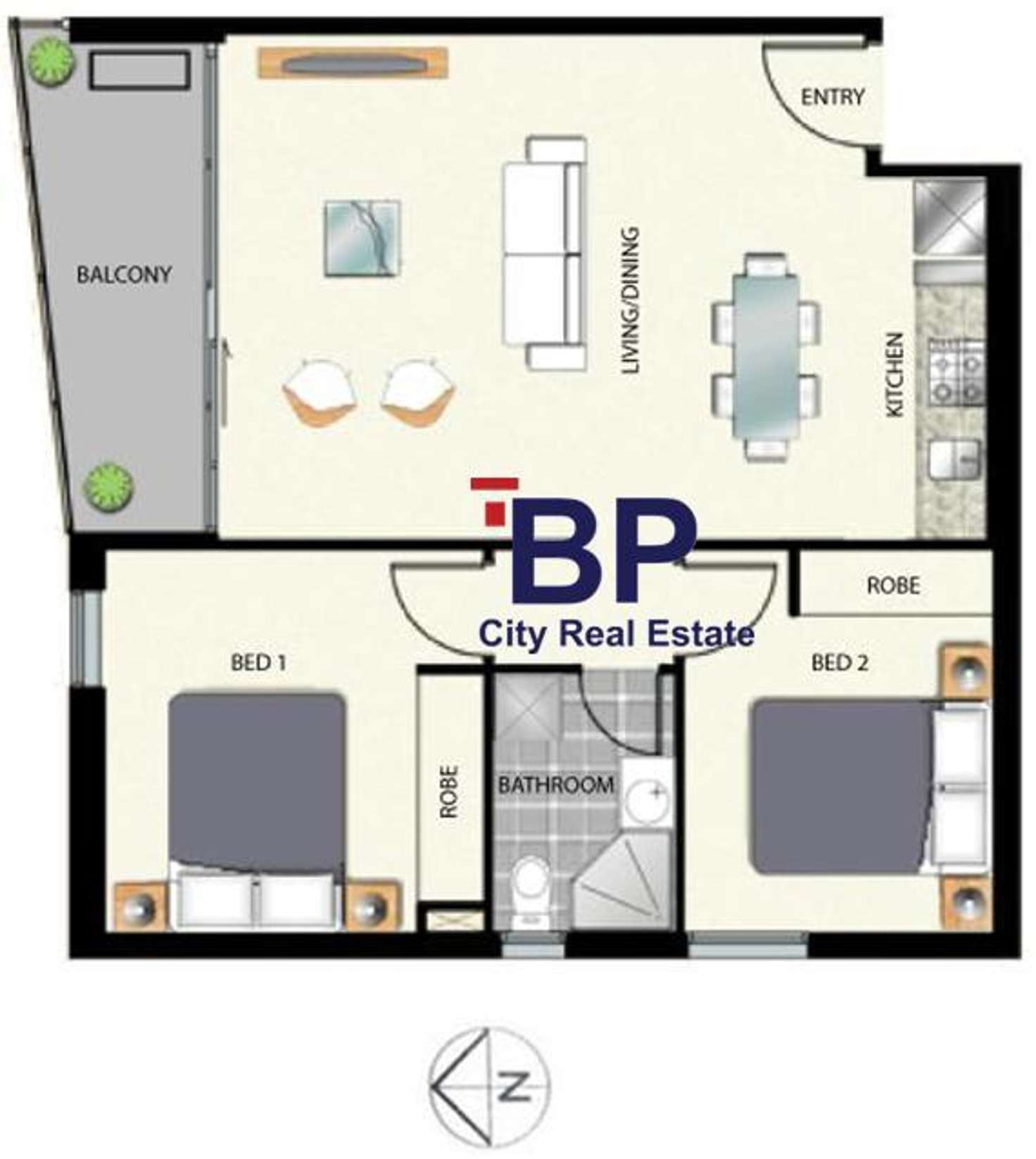Floorplan of Homely apartment listing, 1201/380 Little Lonsdale Street, Melbourne VIC 3000