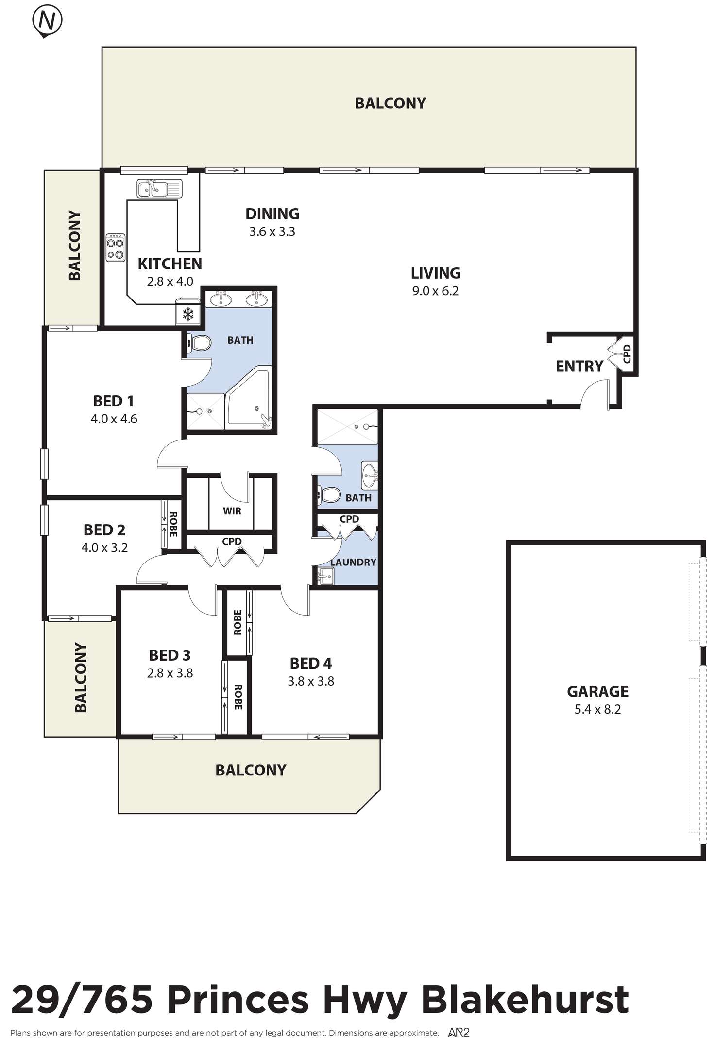 Floorplan of Homely apartment listing, 29/765 Princes Highway, Blakehurst NSW 2221