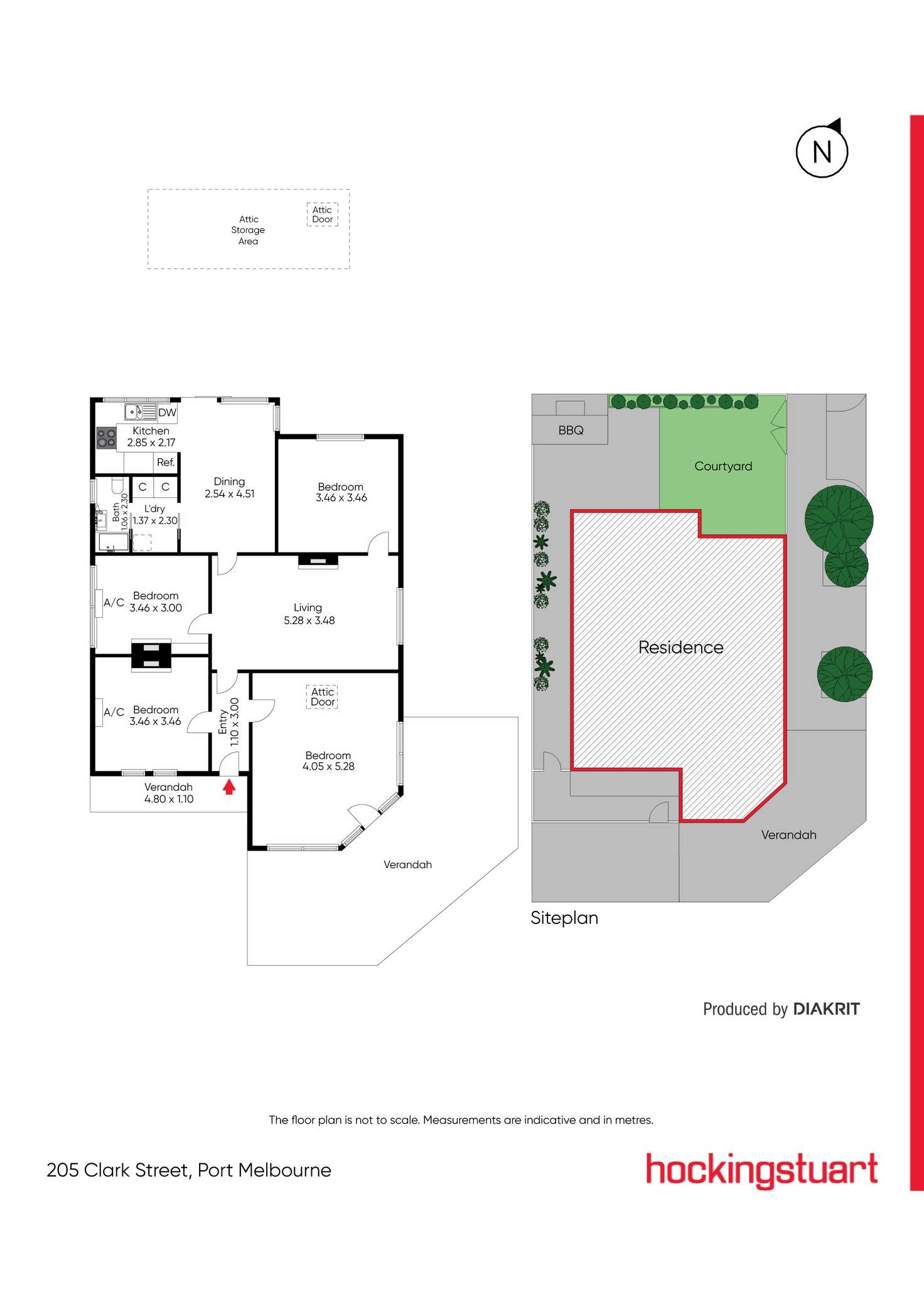 Floorplan of Homely house listing, 205 Clark Street, Port Melbourne VIC 3207