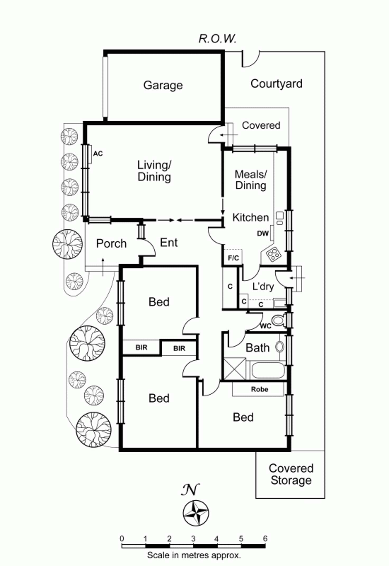Floorplan of Homely unit listing, 6/15 Wattle Avenue, Glen Huntly VIC 3163