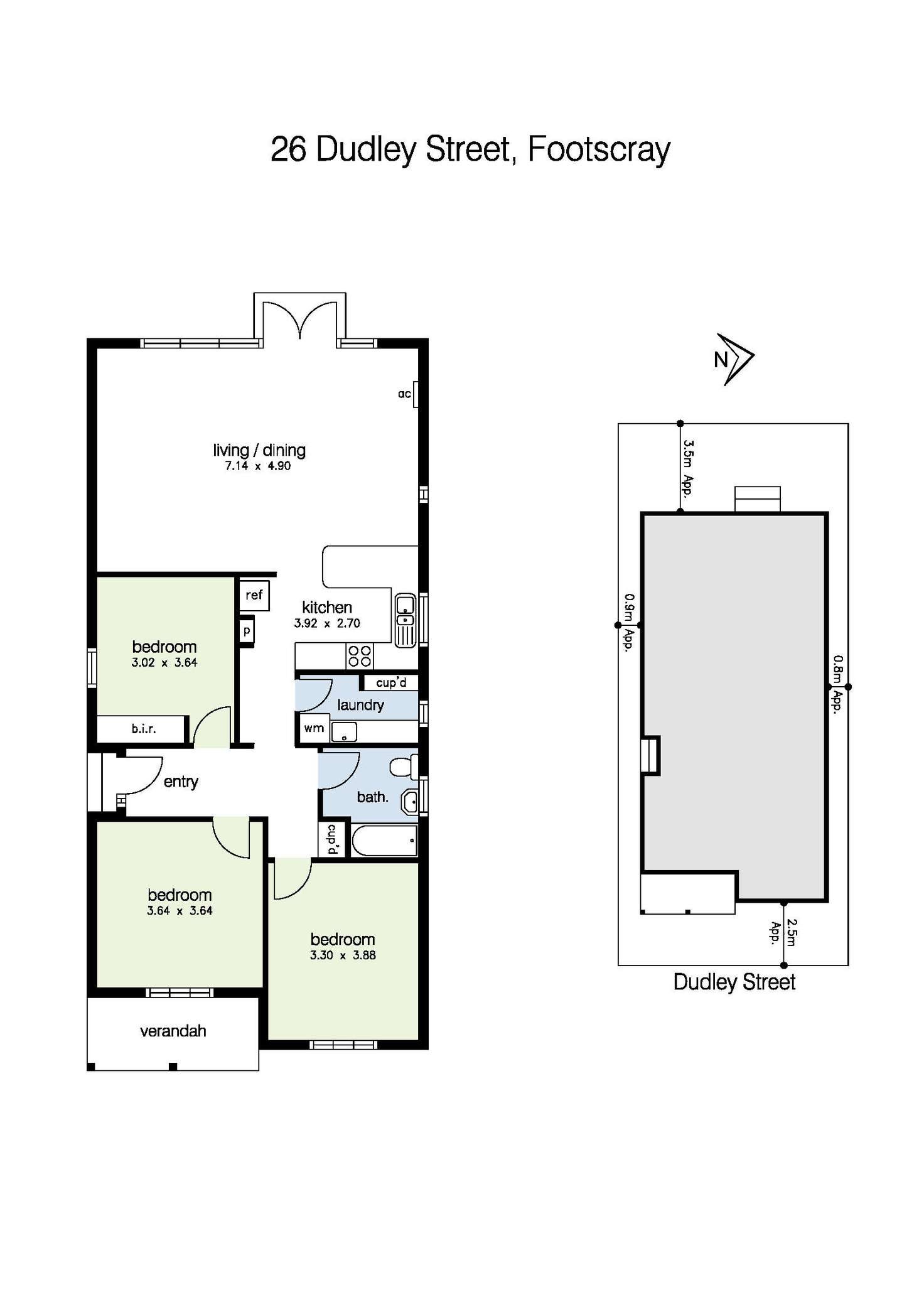 Floorplan of Homely house listing, 26 Dudley Street, Footscray VIC 3011