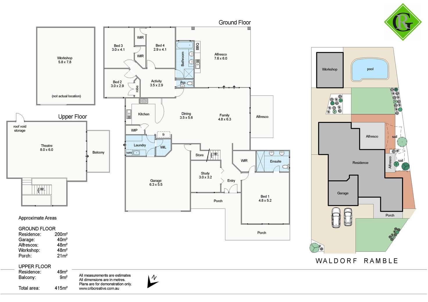 Floorplan of Homely house listing, 19 Waldorf Ramble, Currambine WA 6028