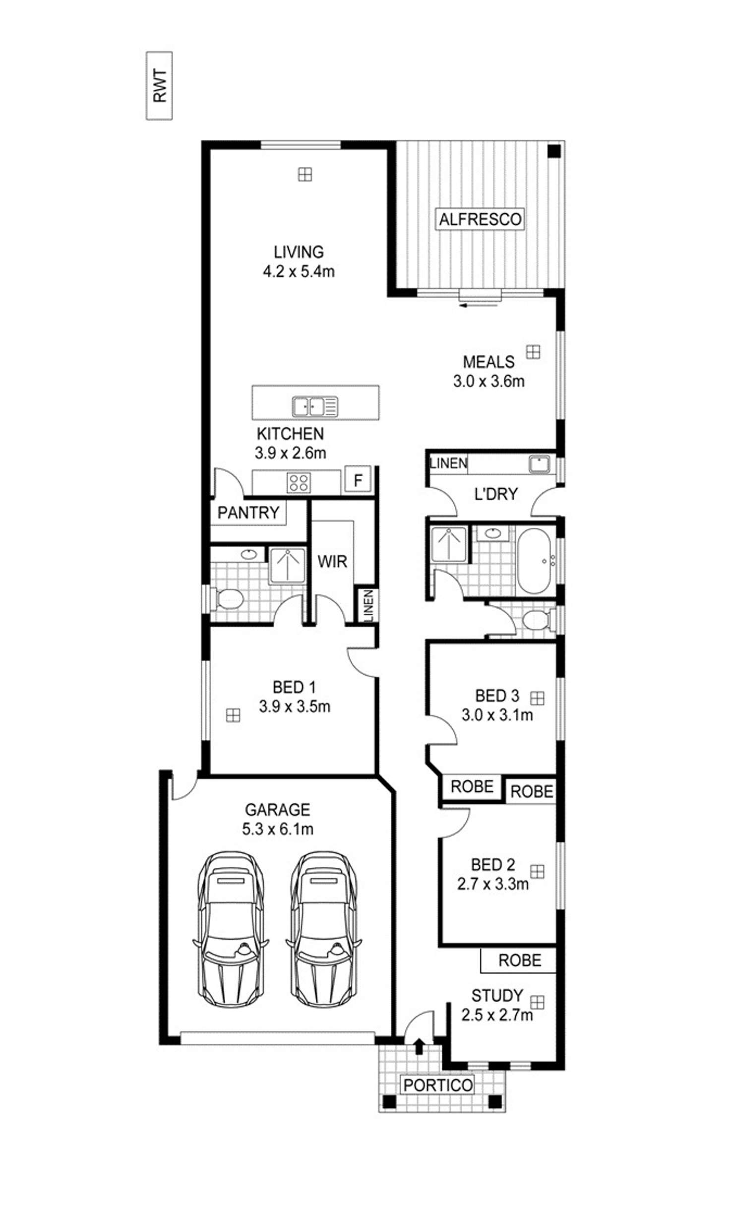 Floorplan of Homely house listing, 21B Greenbank Road, Athelstone SA 5076