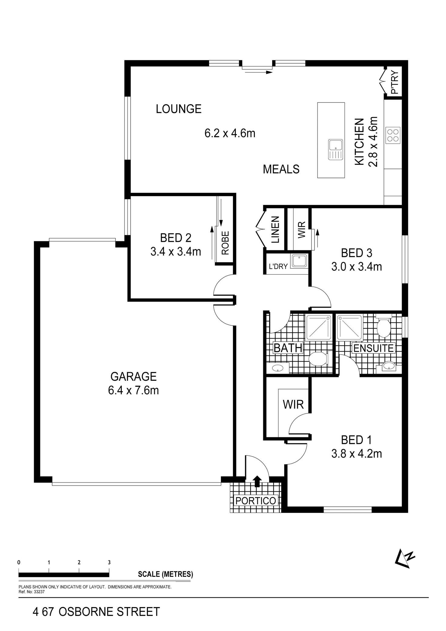 Floorplan of Homely house listing, 4/67 Osborne Street, Flora Hill VIC 3550