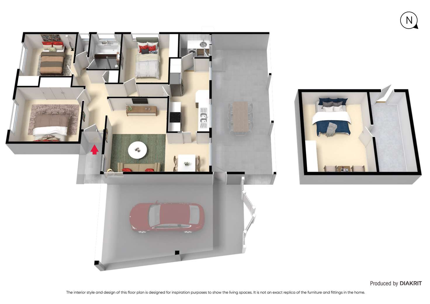 Floorplan of Homely house listing, 34 Honour Avenue, Wyndham Vale VIC 3024