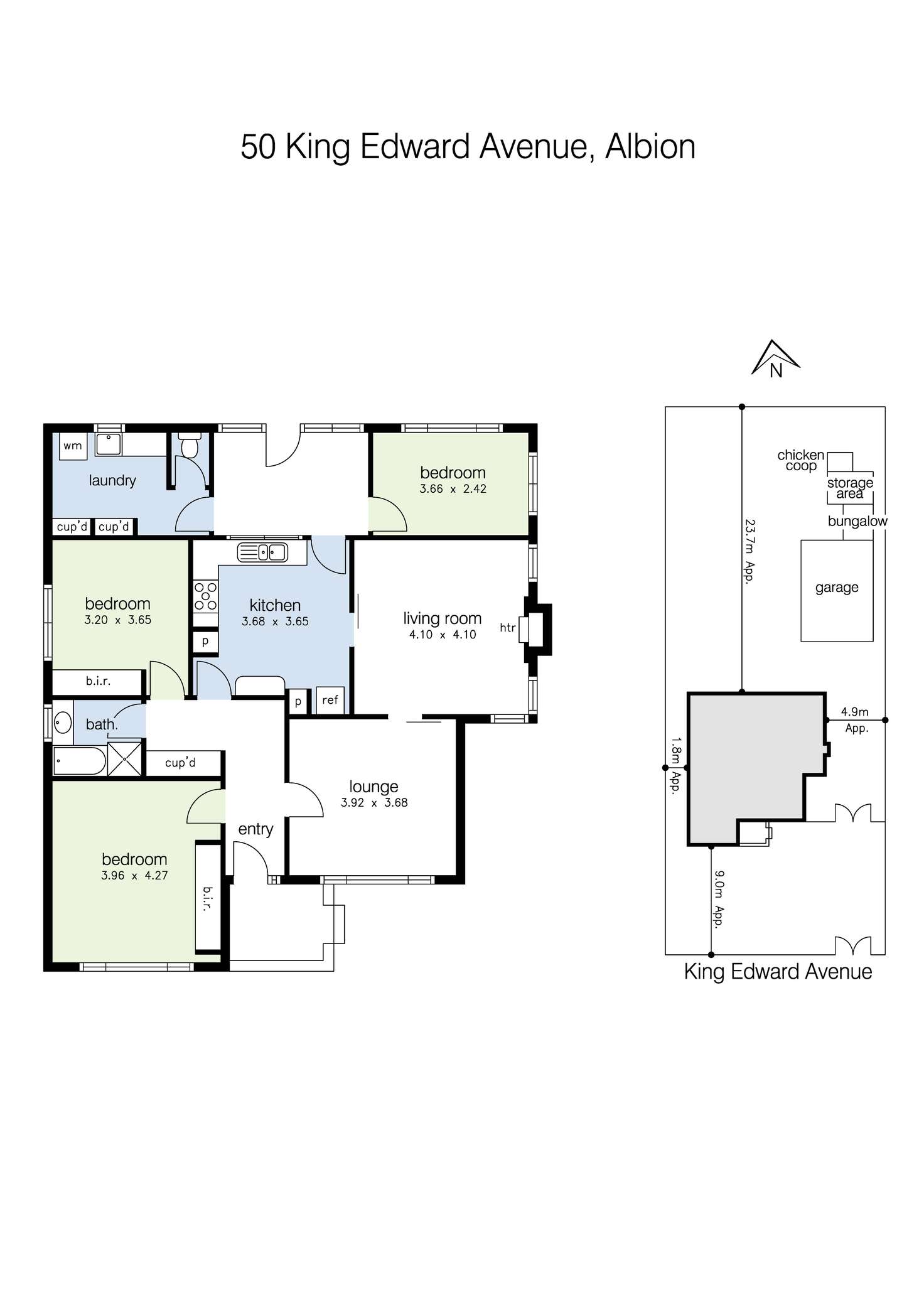 Floorplan of Homely house listing, 50 King Edward Avenue, Albion VIC 3020