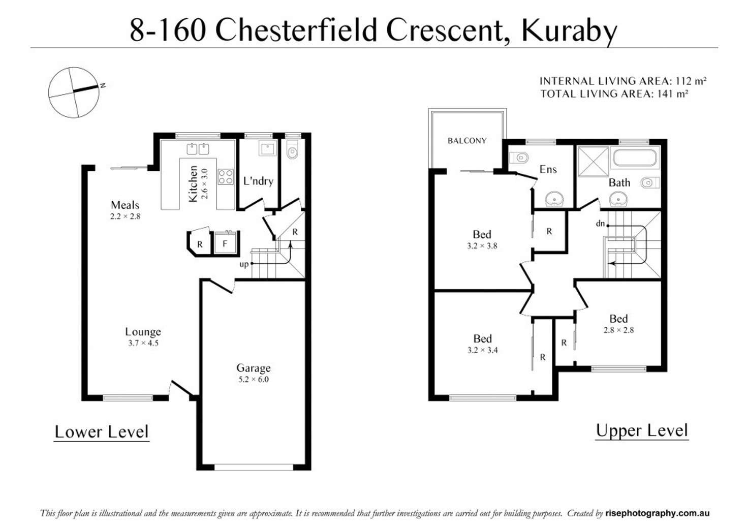 Floorplan of Homely townhouse listing, 8/160 Chesterfield Crescent, Kuraby QLD 4112