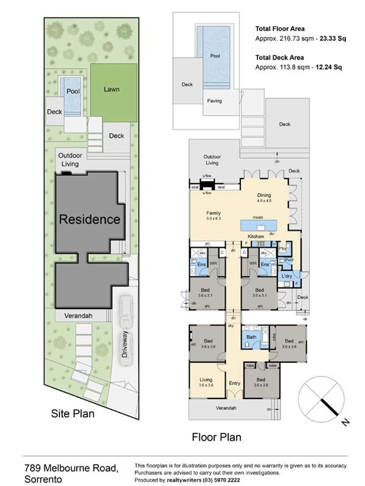 Floorplan of Homely house listing, 789 Melbourne Road, Sorrento VIC 3943
