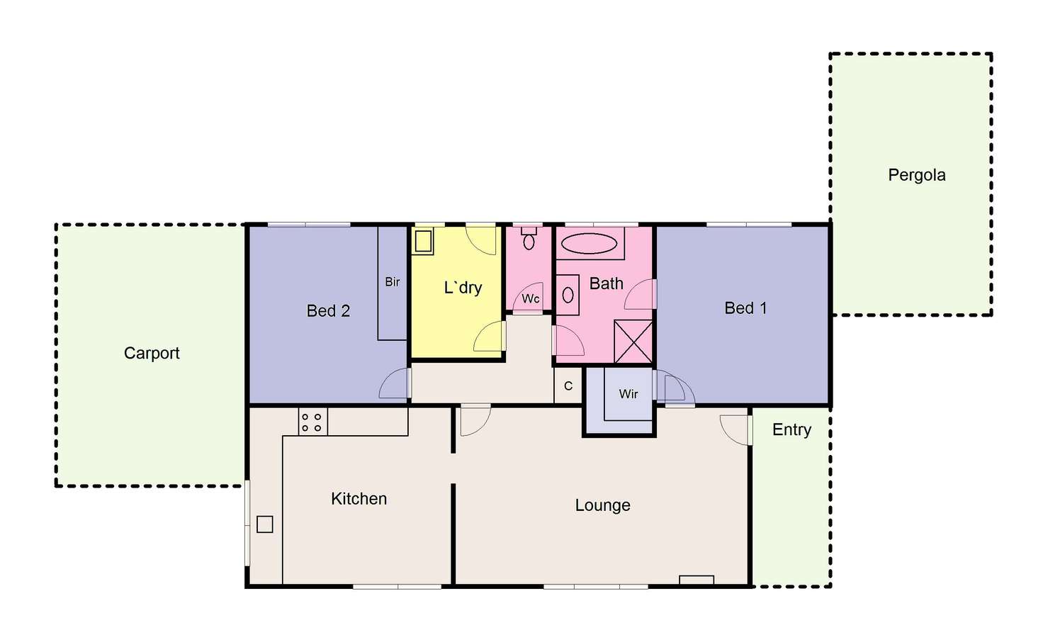 Floorplan of Homely house listing, 6/914 Ligar Street, Ballarat North VIC 3350