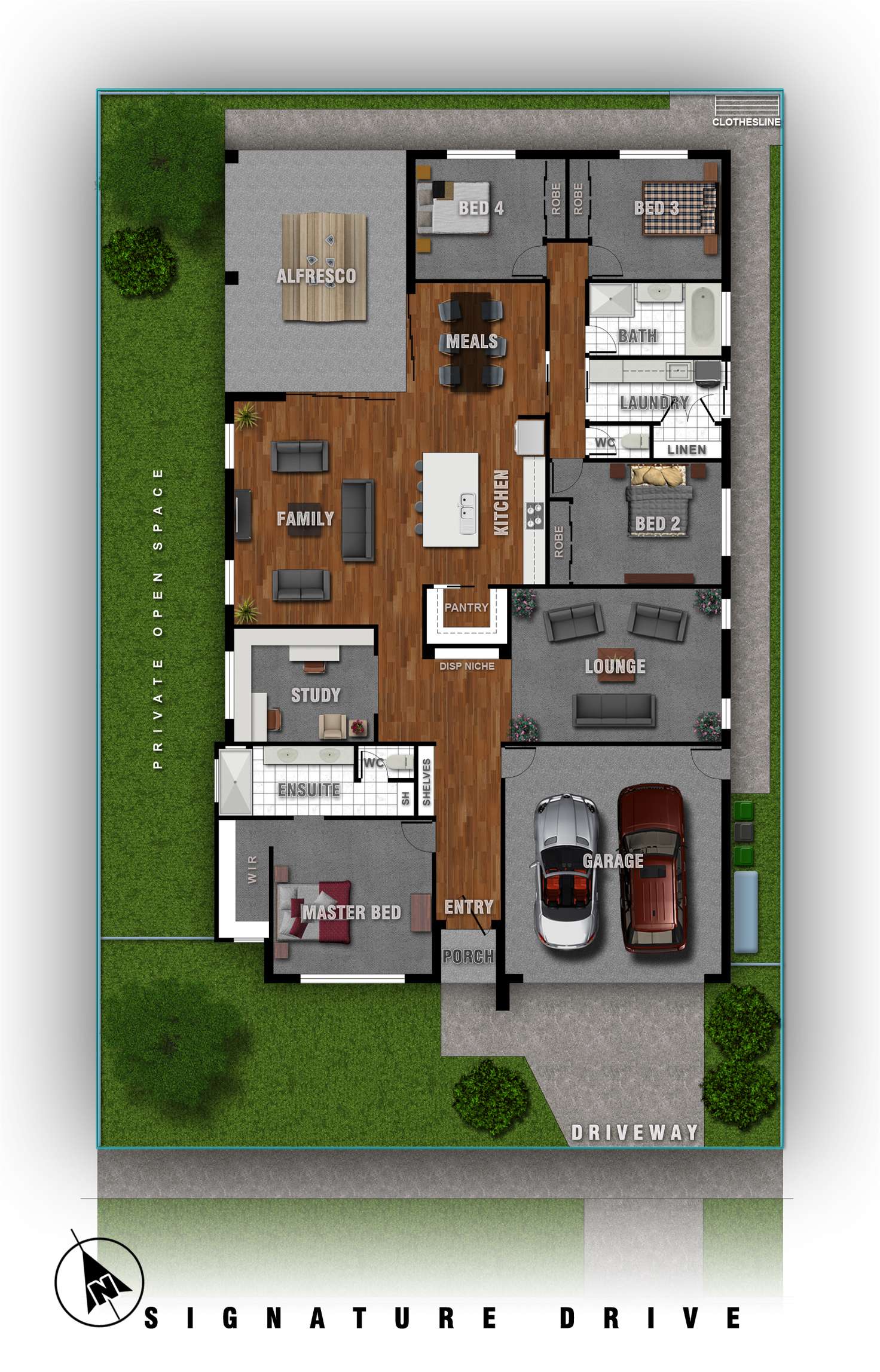 Floorplan of Homely house listing, 19 Signature Drive, Alfredton VIC 3350