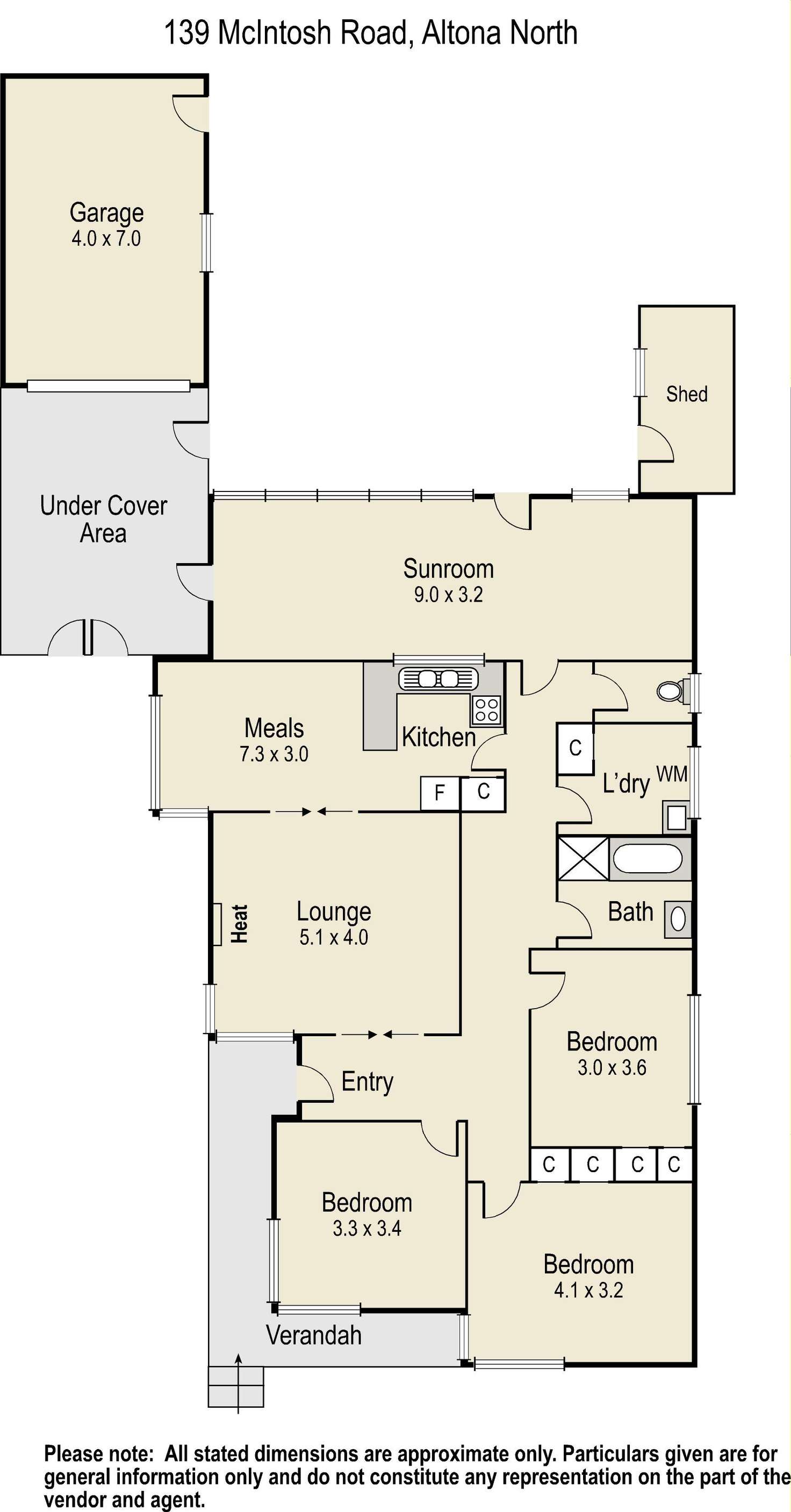 Floorplan of Homely house listing, 139 McIntosh Road, Altona North VIC 3025