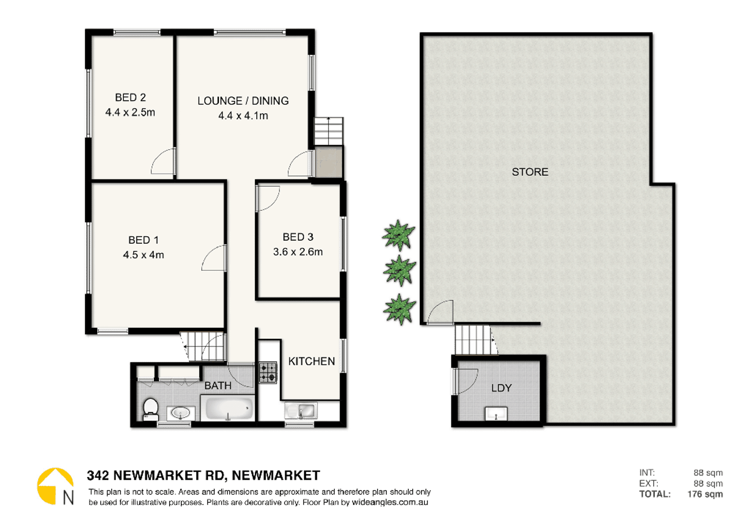 Floorplan of Homely house listing, 342 Newmarket Road, Newmarket QLD 4051