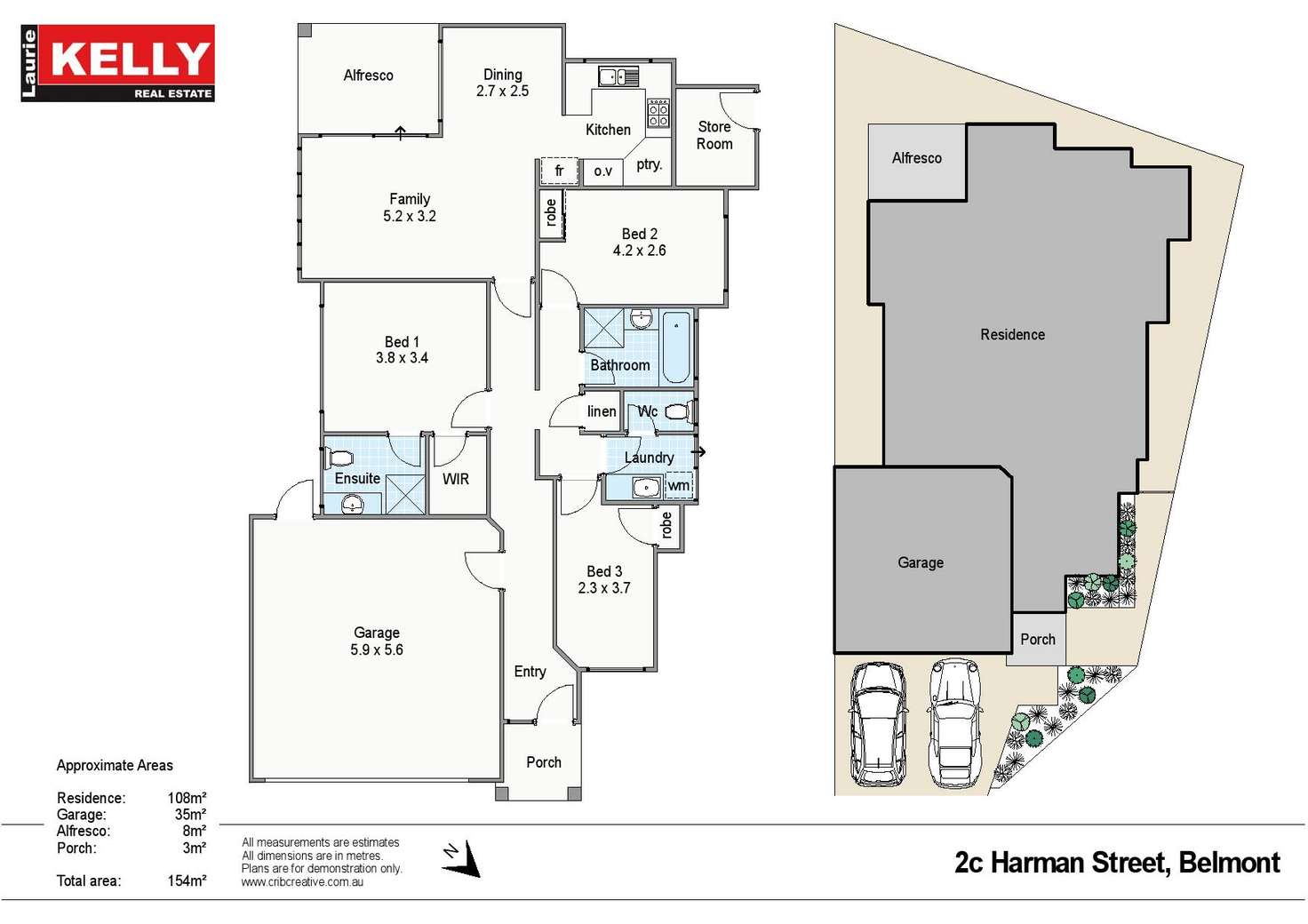 Floorplan of Homely villa listing, 2c Harman Street, Belmont WA 6104