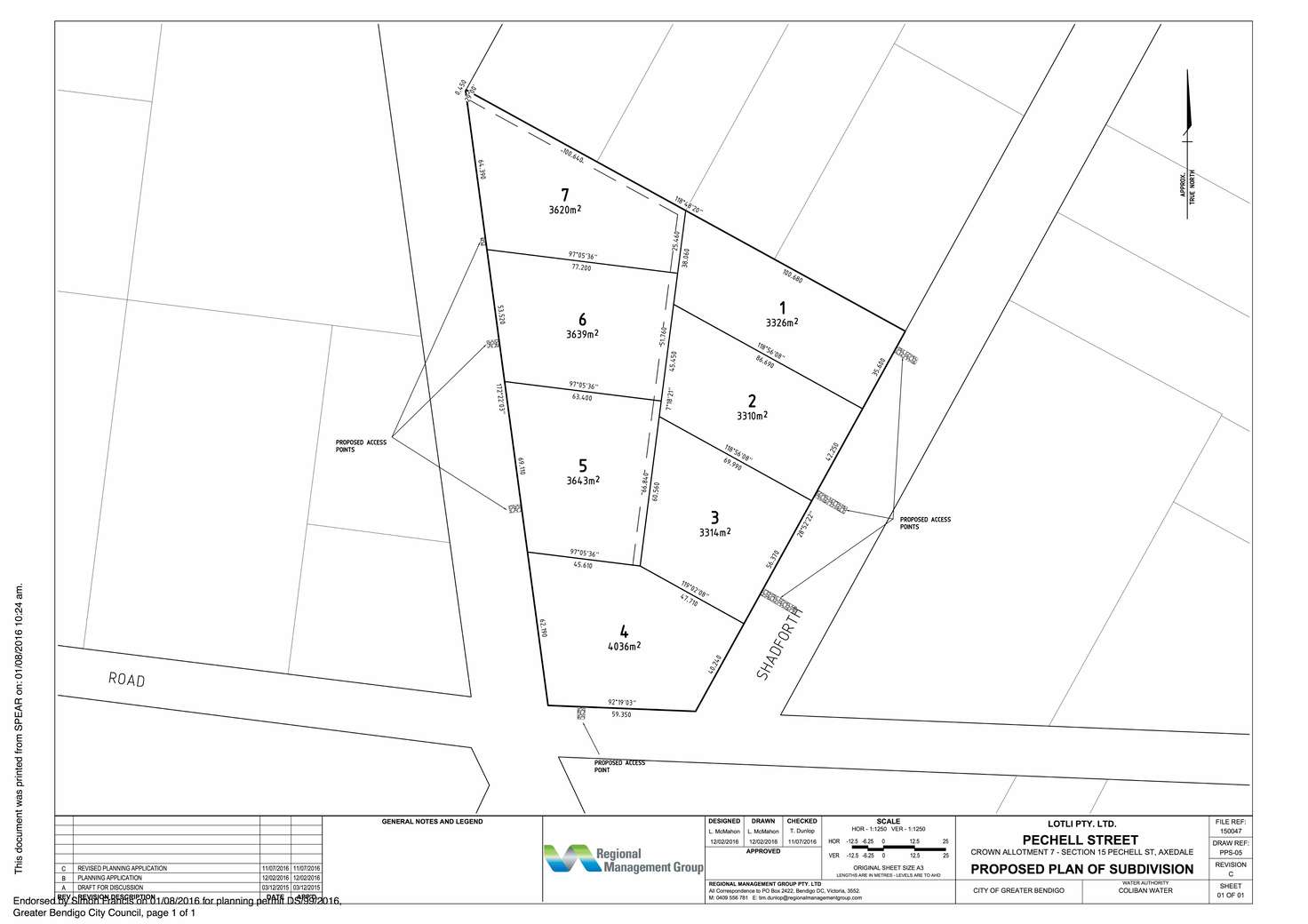 Floorplan of Homely residentialLand listing, Lot 2 Shadforth Street, Axedale VIC 3551