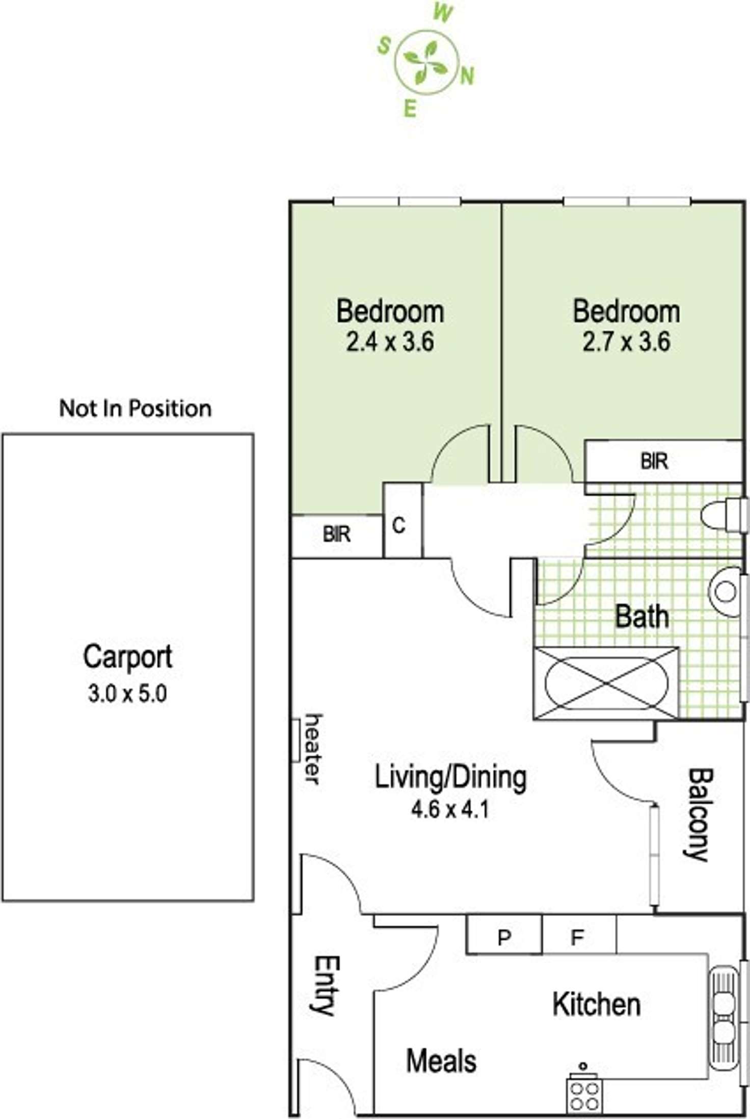 Floorplan of Homely apartment listing, 4/11 Roseberry Grove, Glen Huntly VIC 3163