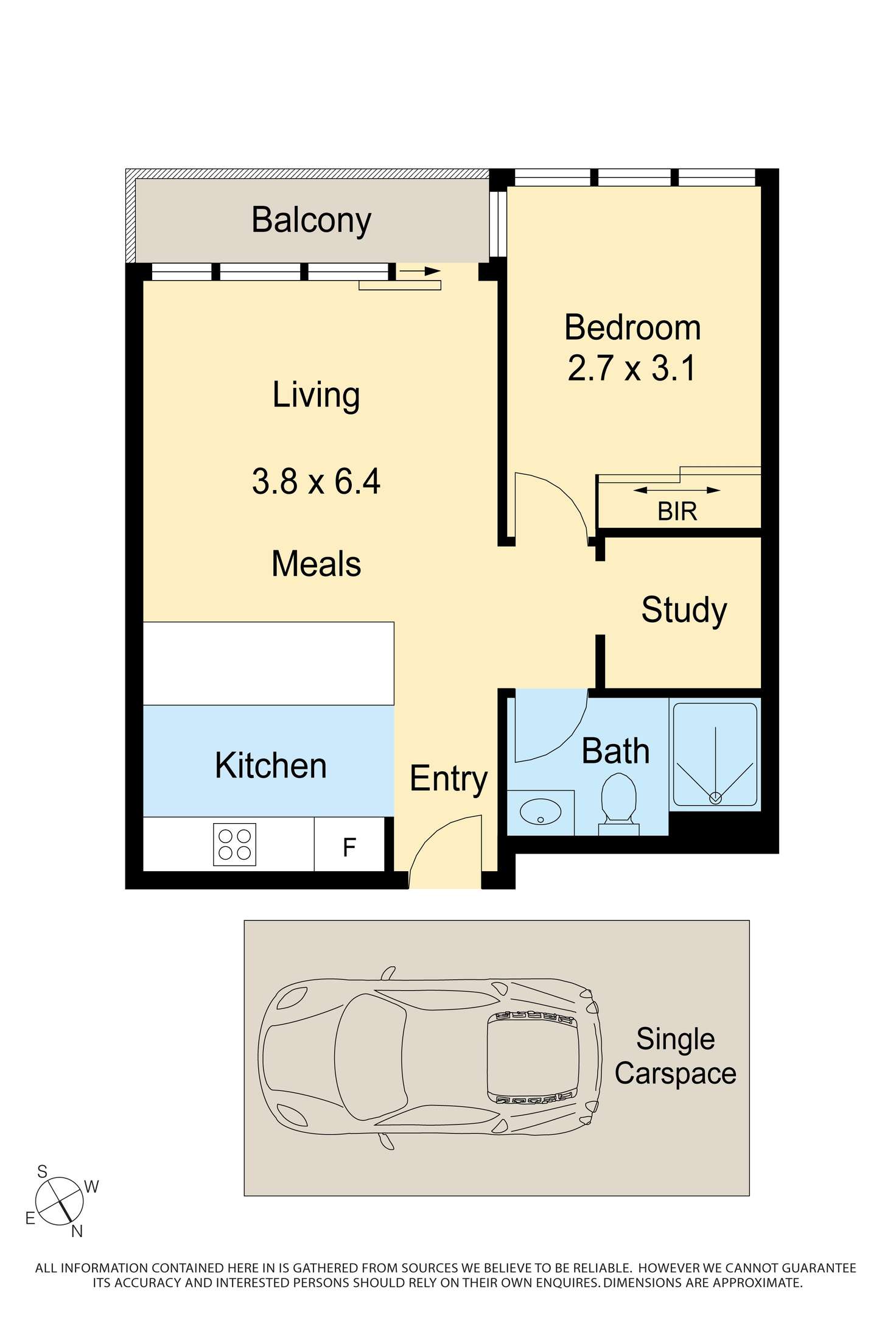 Floorplan of Homely apartment listing, 1302/133 City Road, Southbank VIC 3006
