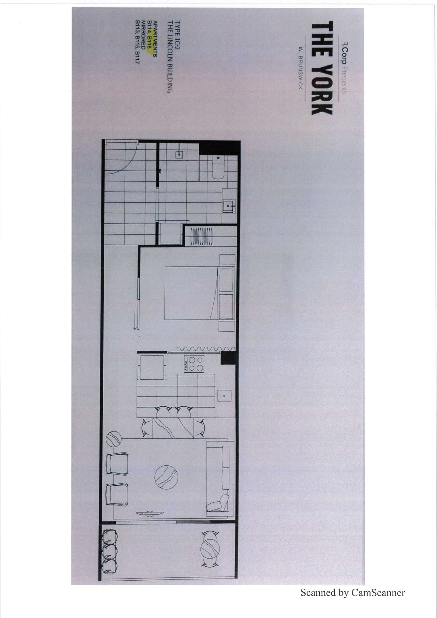 Floorplan of Homely apartment listing, 118/12 Olive York Way, Brunswick West VIC 3055